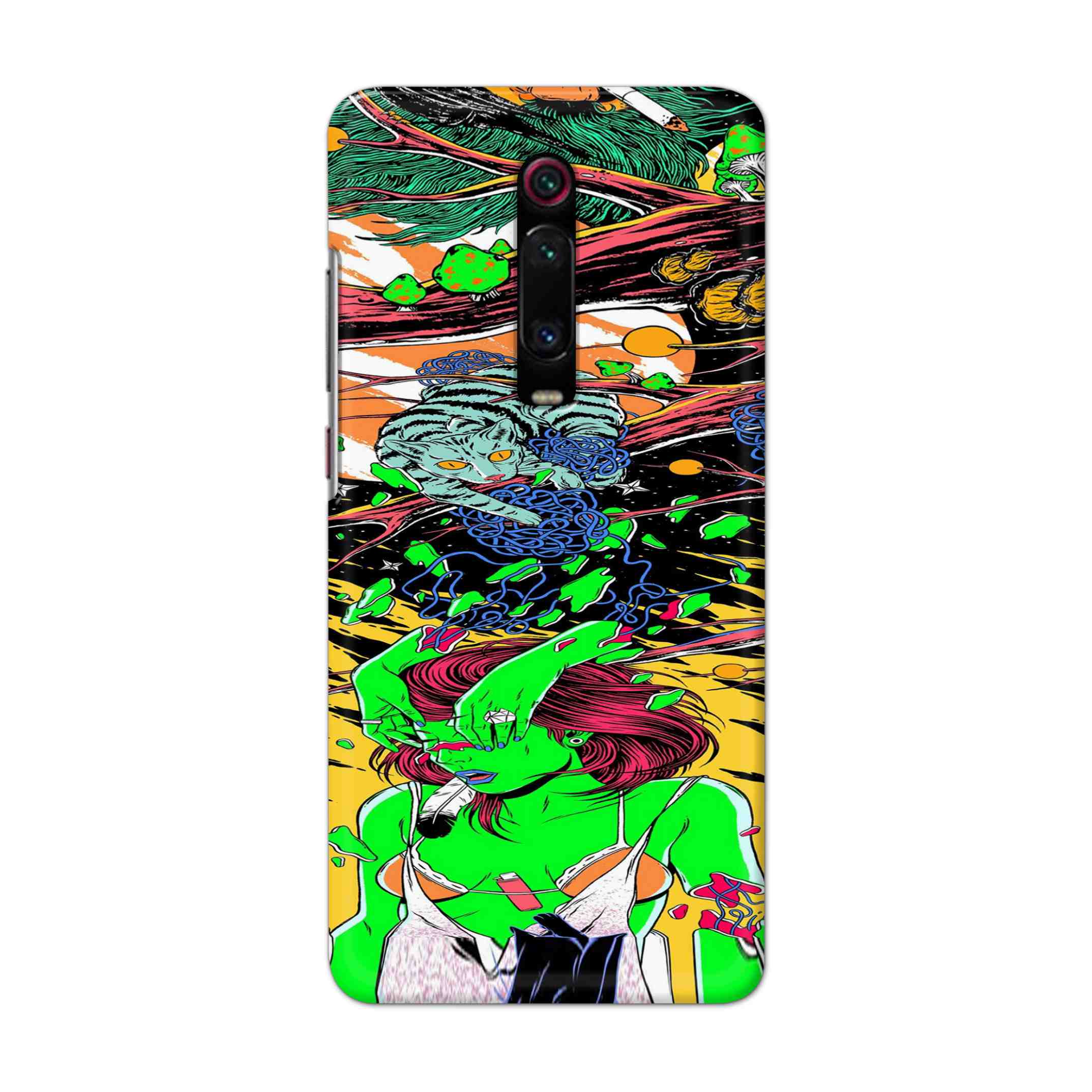 Buy Green Girl Art Hard Back Mobile Phone Case Cover For Xiaomi Redmi K20 Online