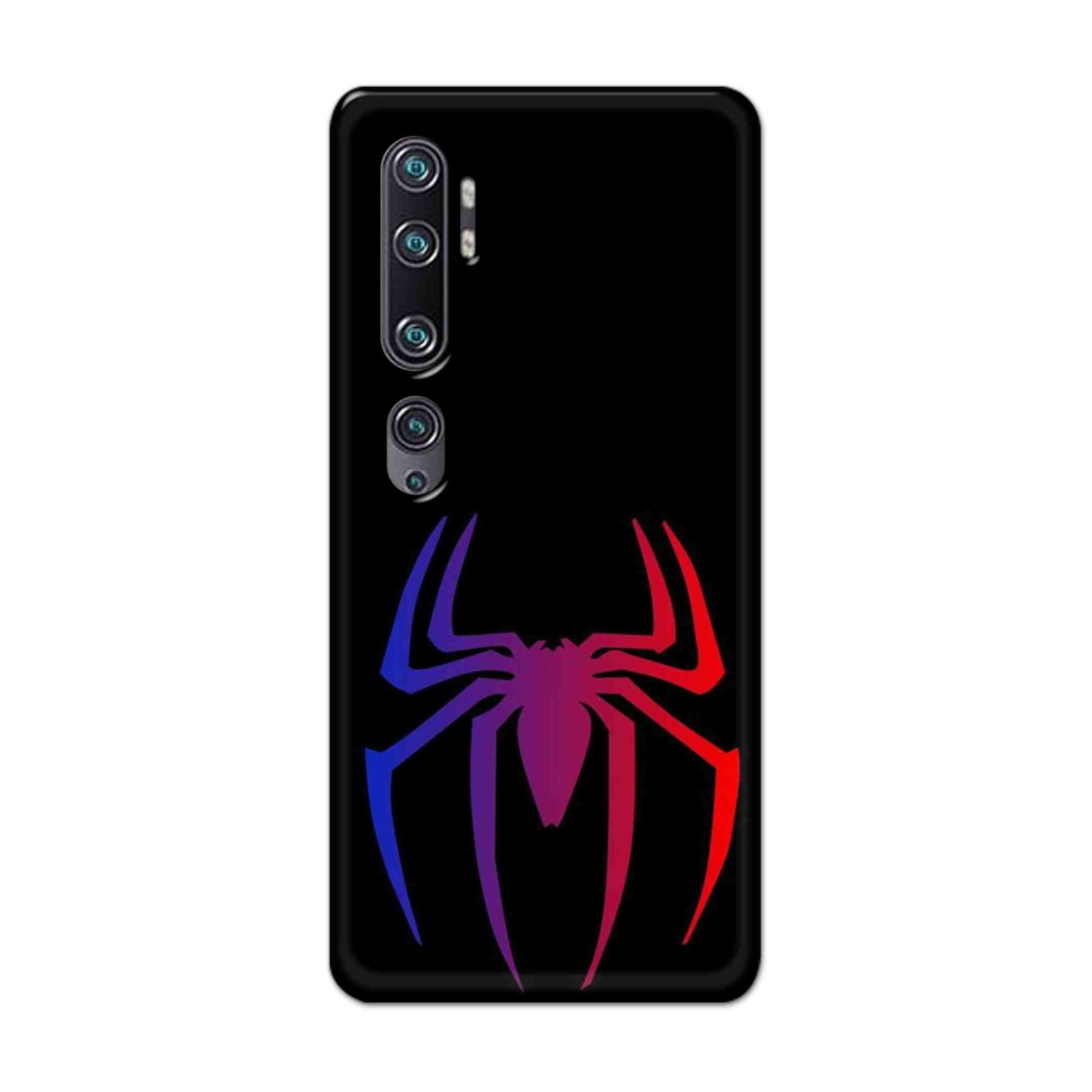 Buy Neon Spiderman Logo Hard Back Mobile Phone Case Cover For Xiaomi Mi Note 10 Online