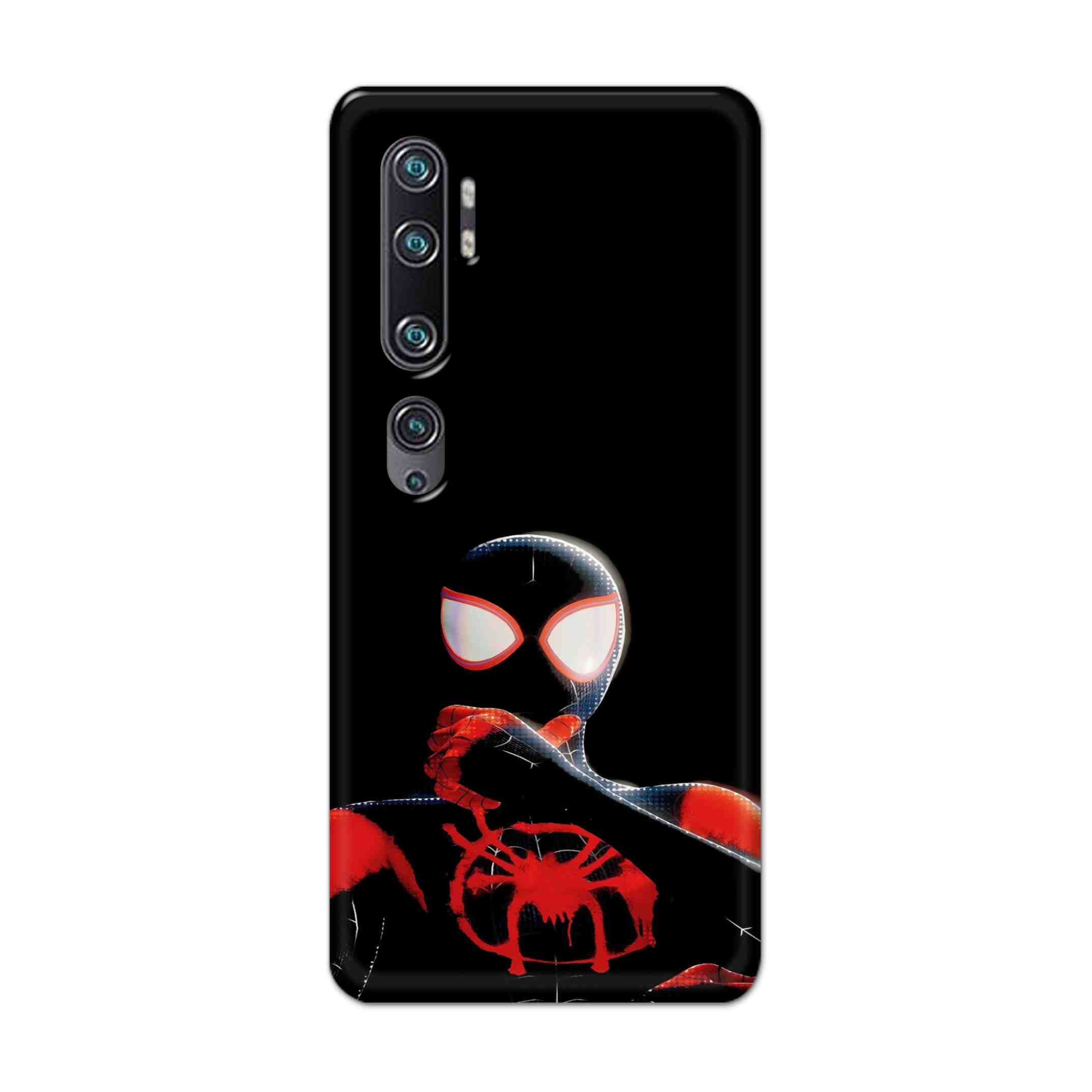 Buy Black Spiderman Hard Back Mobile Phone Case Cover For Xiaomi Mi Note 10 Online