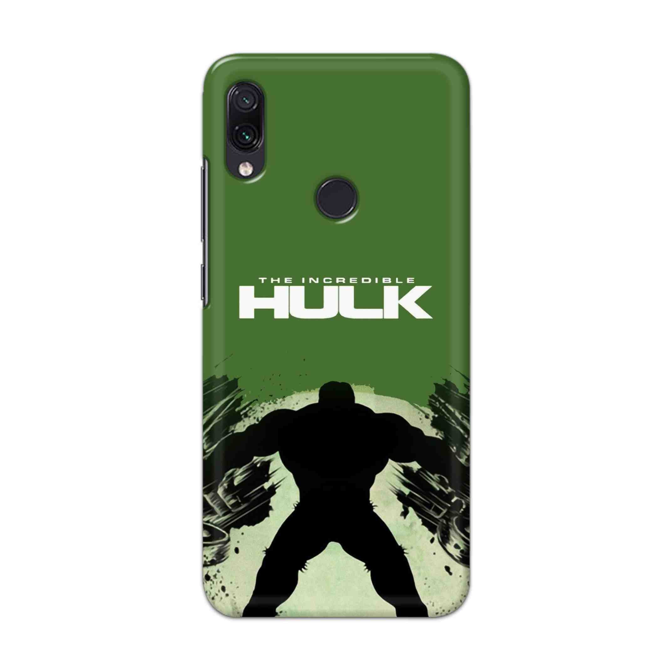Buy Hulk Hard Back Mobile Phone Case Cover For Redmi Note 7 / Note 7 Pro Online
