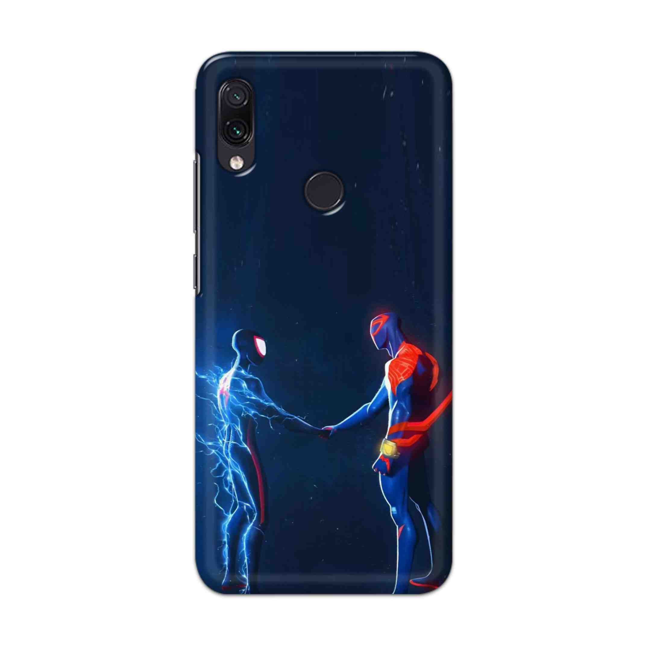 Buy Miles Morales Meet With Spiderman Hard Back Mobile Phone Case Cover For Redmi Note 7 / Note 7 Pro Online
