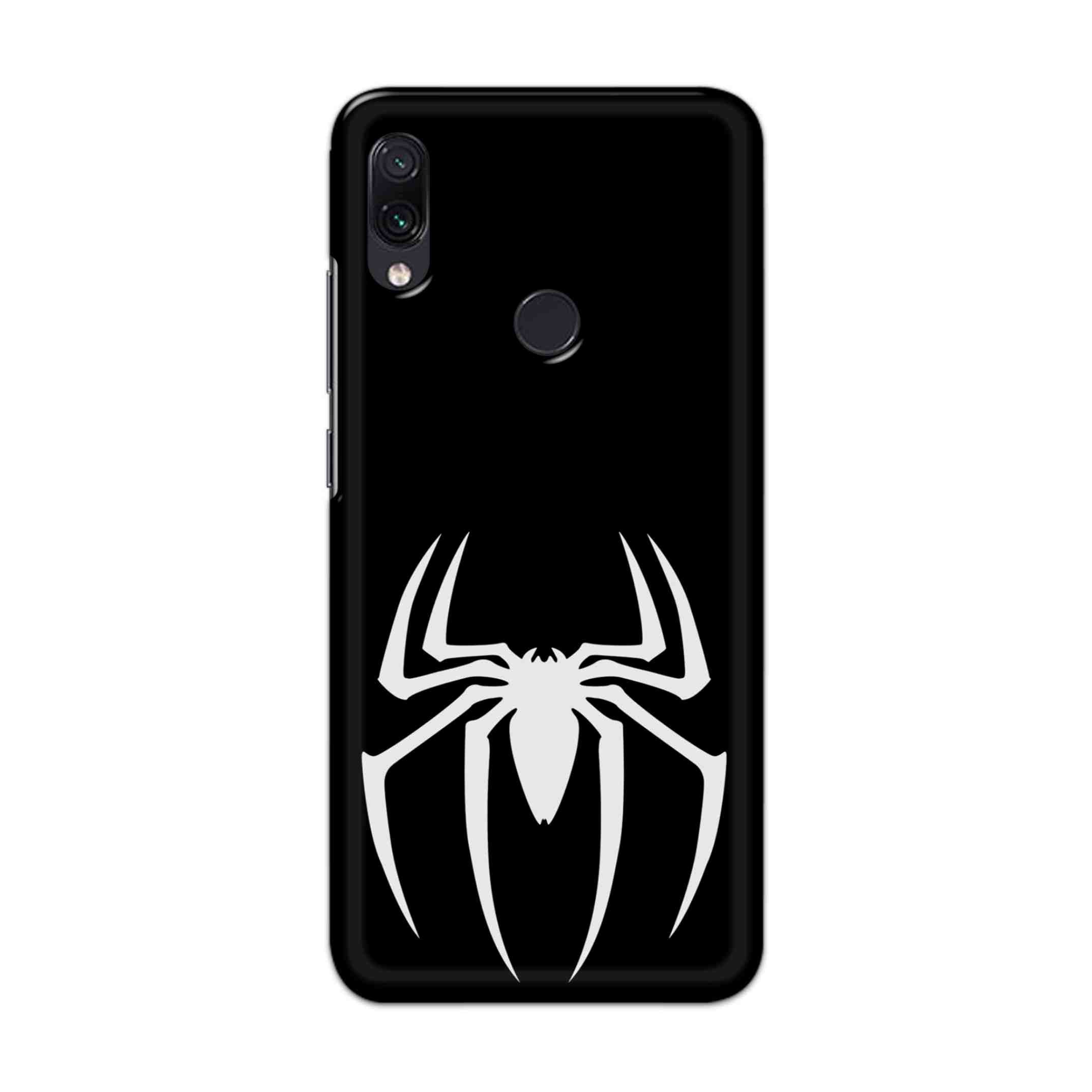 Buy Black Spiderman Logo Hard Back Mobile Phone Case Cover For Redmi Note 7 / Note 7 Pro Online
