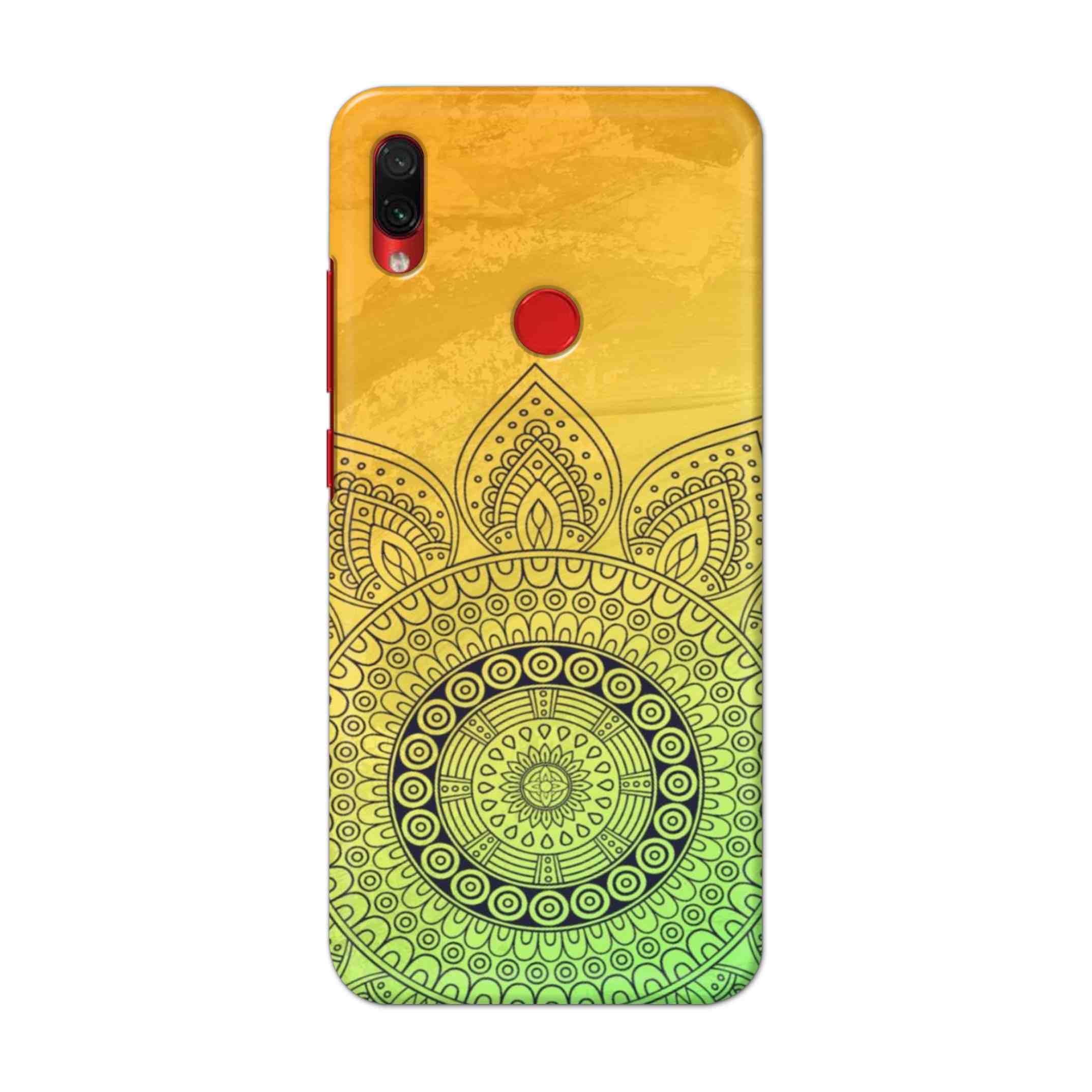 Buy Yellow Rangoli Hard Back Mobile Phone Case Cover For Xiaomi Redmi Note 7S Online