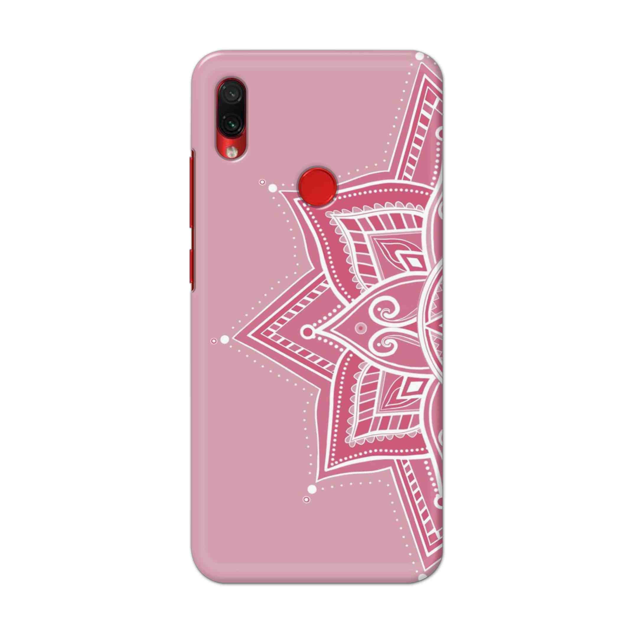 Buy Pink Rangoli Hard Back Mobile Phone Case Cover For Xiaomi Redmi Note 7S Online