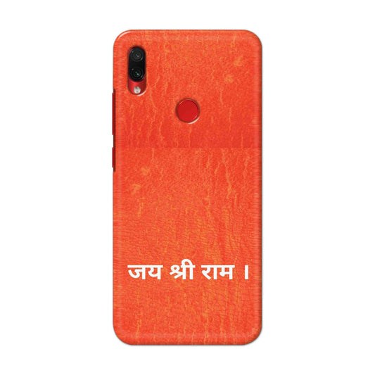 Buy Jai Shree Ram Hard Back Mobile Phone Case Cover For Xiaomi Redmi Note 7S Online