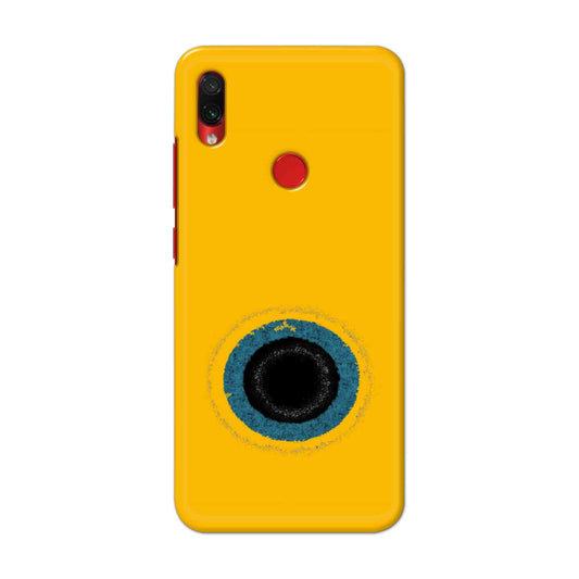 Buy Dark Hole With Yellow Background Hard Back Mobile Phone Case Cover For Xiaomi Redmi Note 7S Online