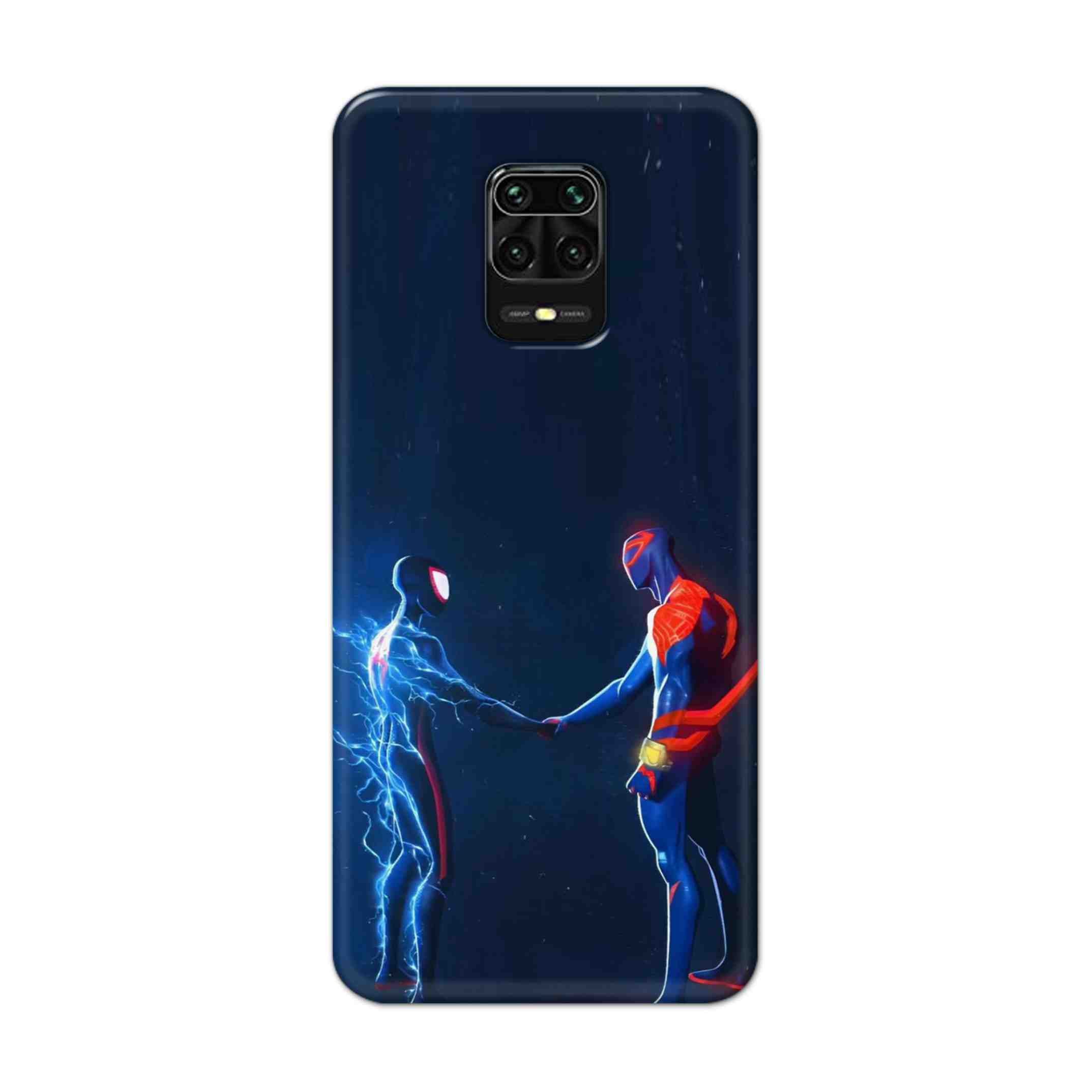 Buy Miles Morales Meet With Spiderman Hard Back Mobile Phone Case Cover For Redmi Note 9 Pro Online