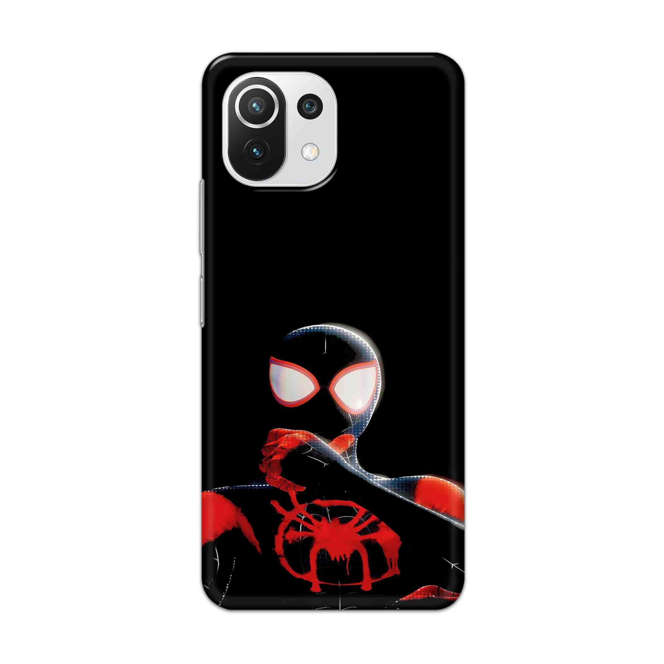 Buy Black Spiderman Hard Back Mobile Phone Case Cover For Mi 11 Lite NE 5G Online