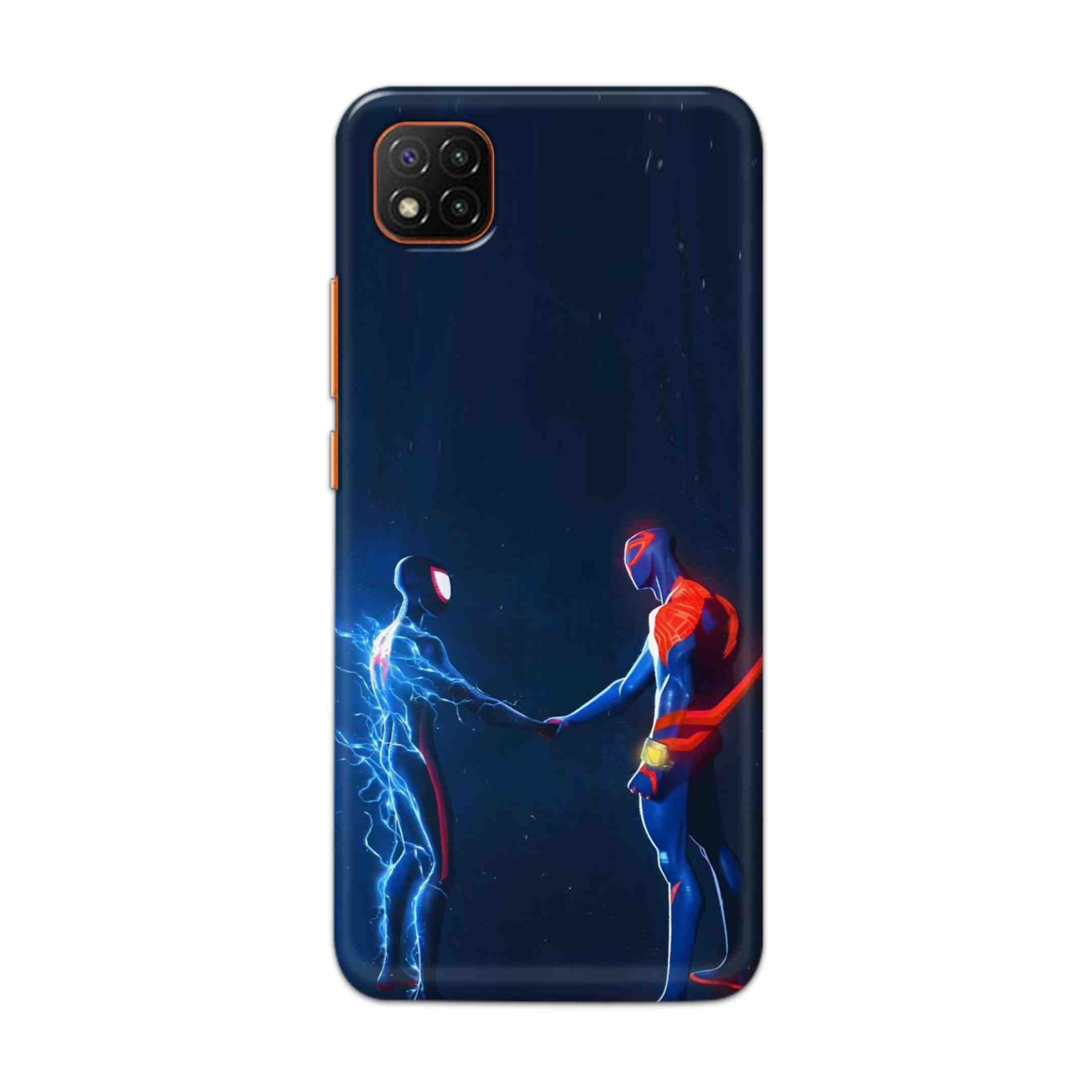 Buy Miles Morales Meet With Spiderman Hard Back Mobile Phone Case Cover For Mi 9C Online