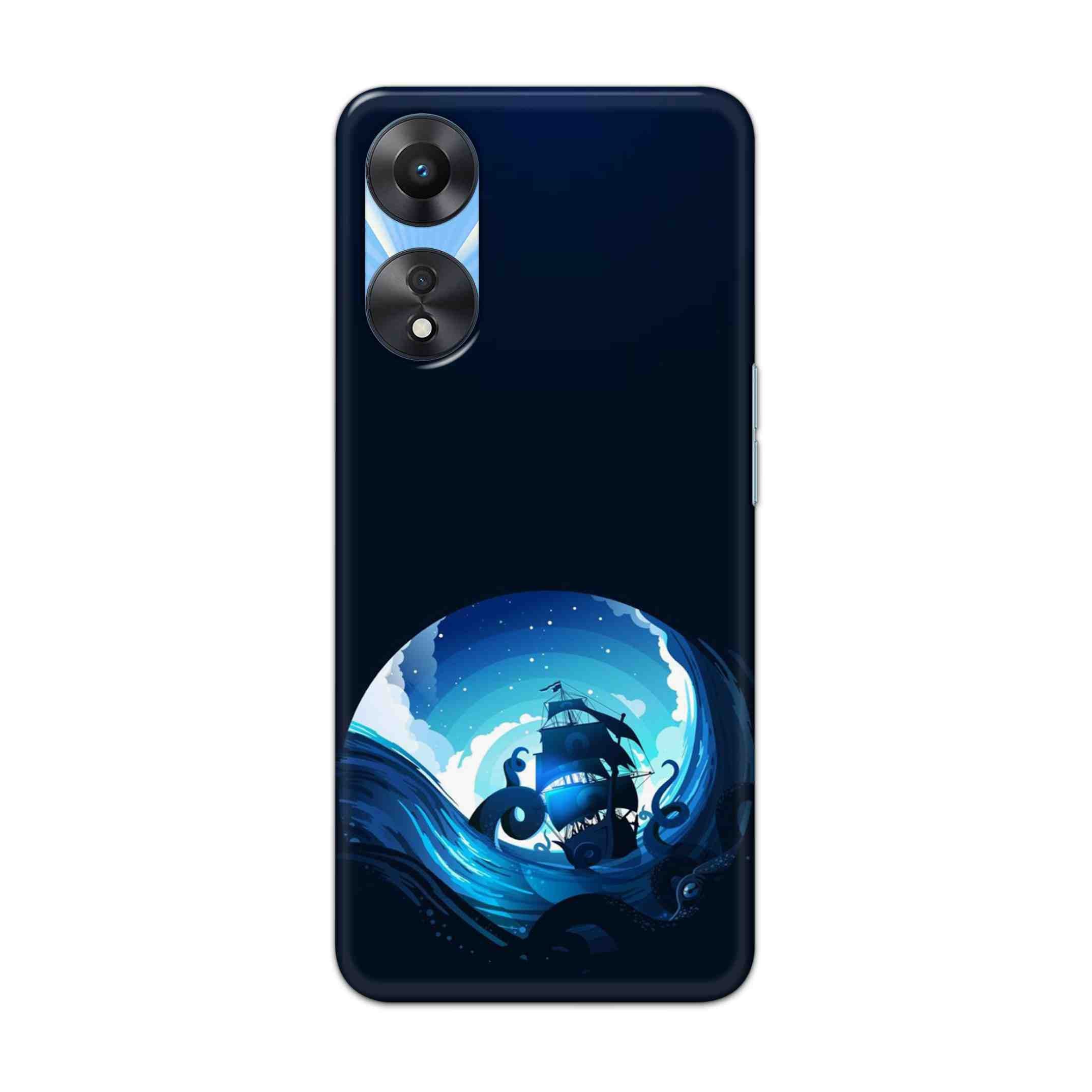 Buy Blue Sea Ship Hard Back Mobile Phone Case Cover For OPPO A78 Online