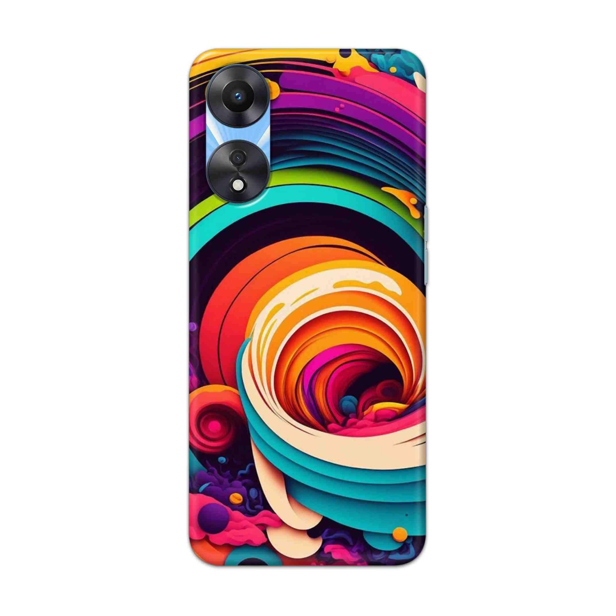Buy Colour Circle Hard Back Mobile Phone Case Cover For OPPO A78 Online