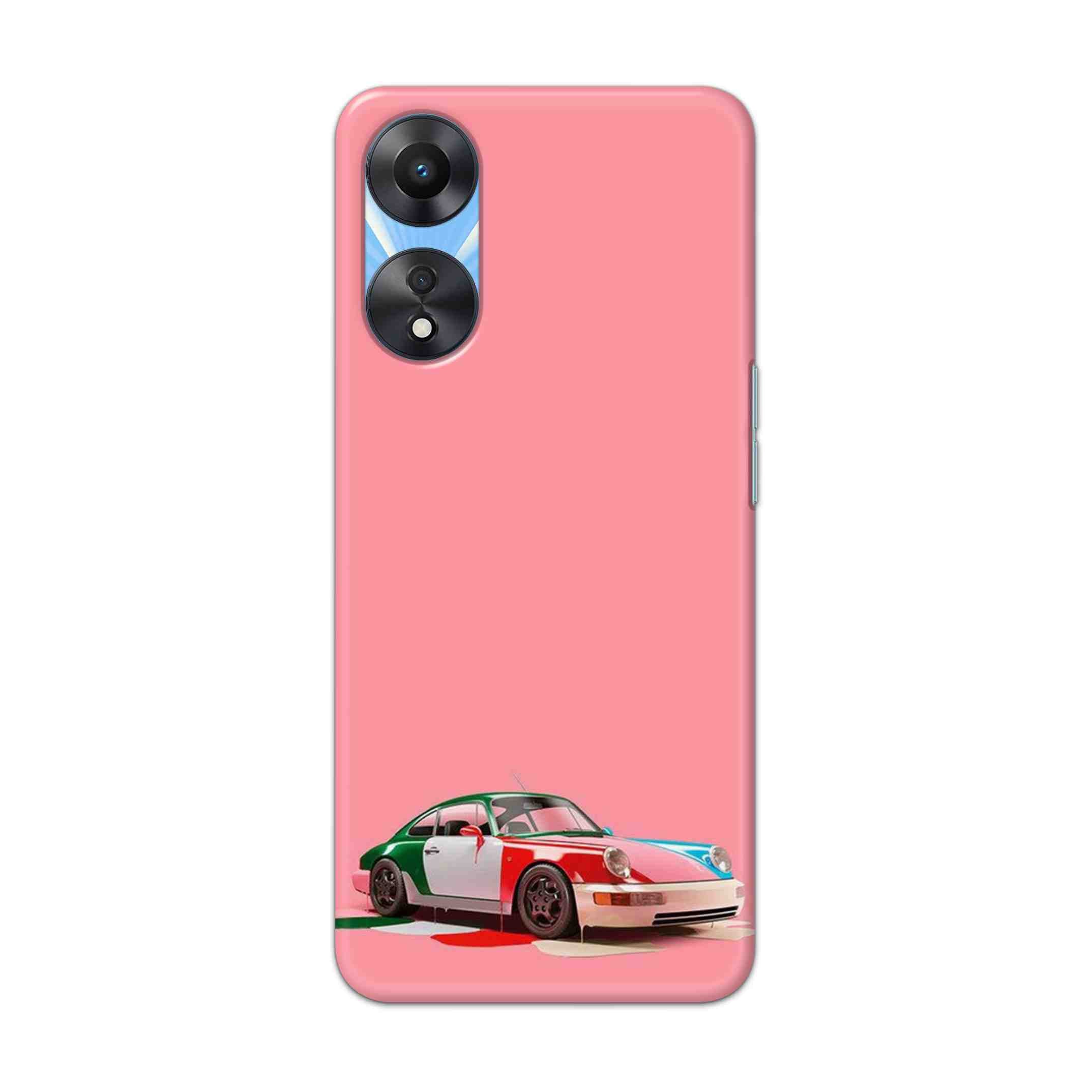 Buy Pink Porche Hard Back Mobile Phone Case Cover For OPPO A78 Online