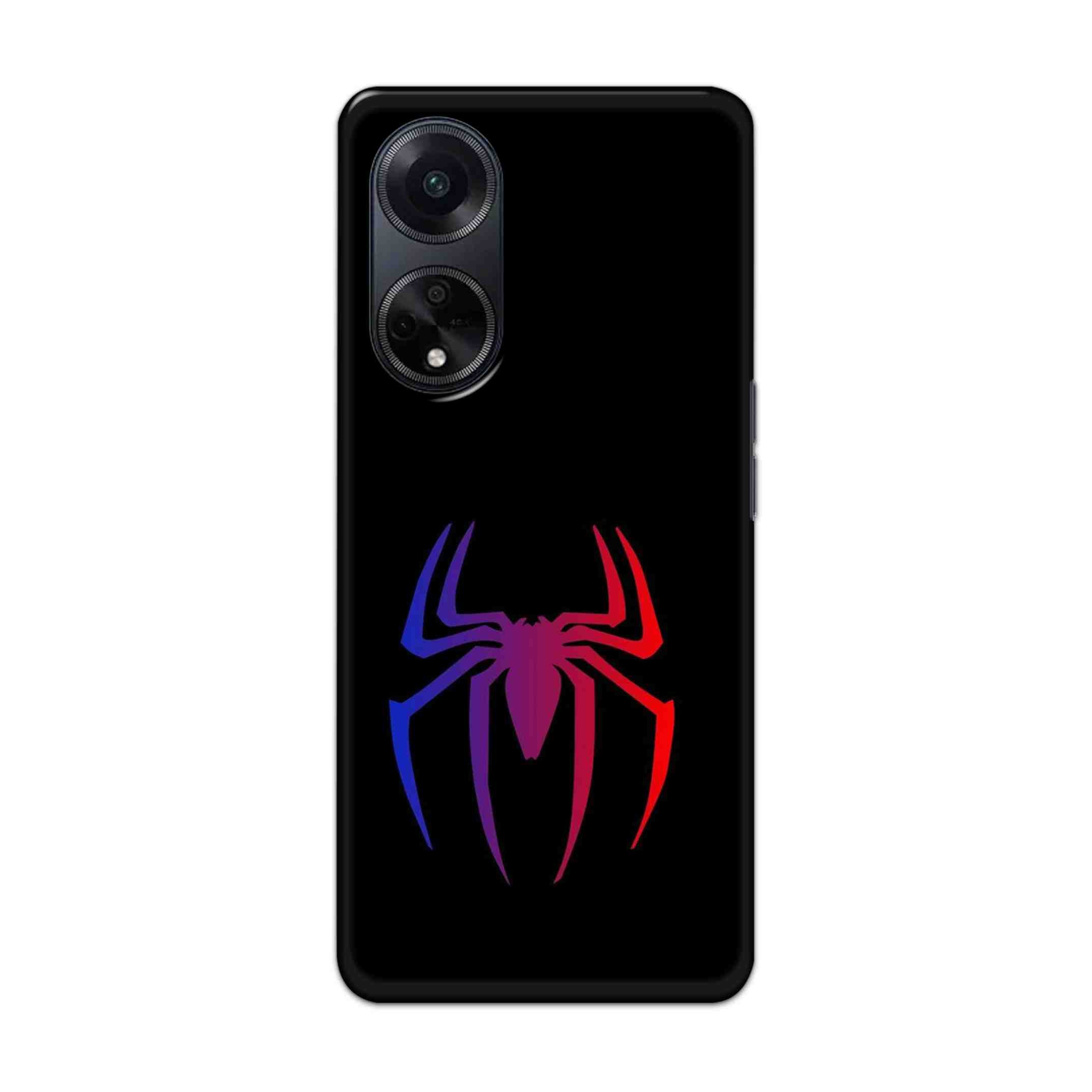 Buy Neon Spiderman Logo Hard Back Mobile Phone Case/Cover For Oppo F23 (5G) Online