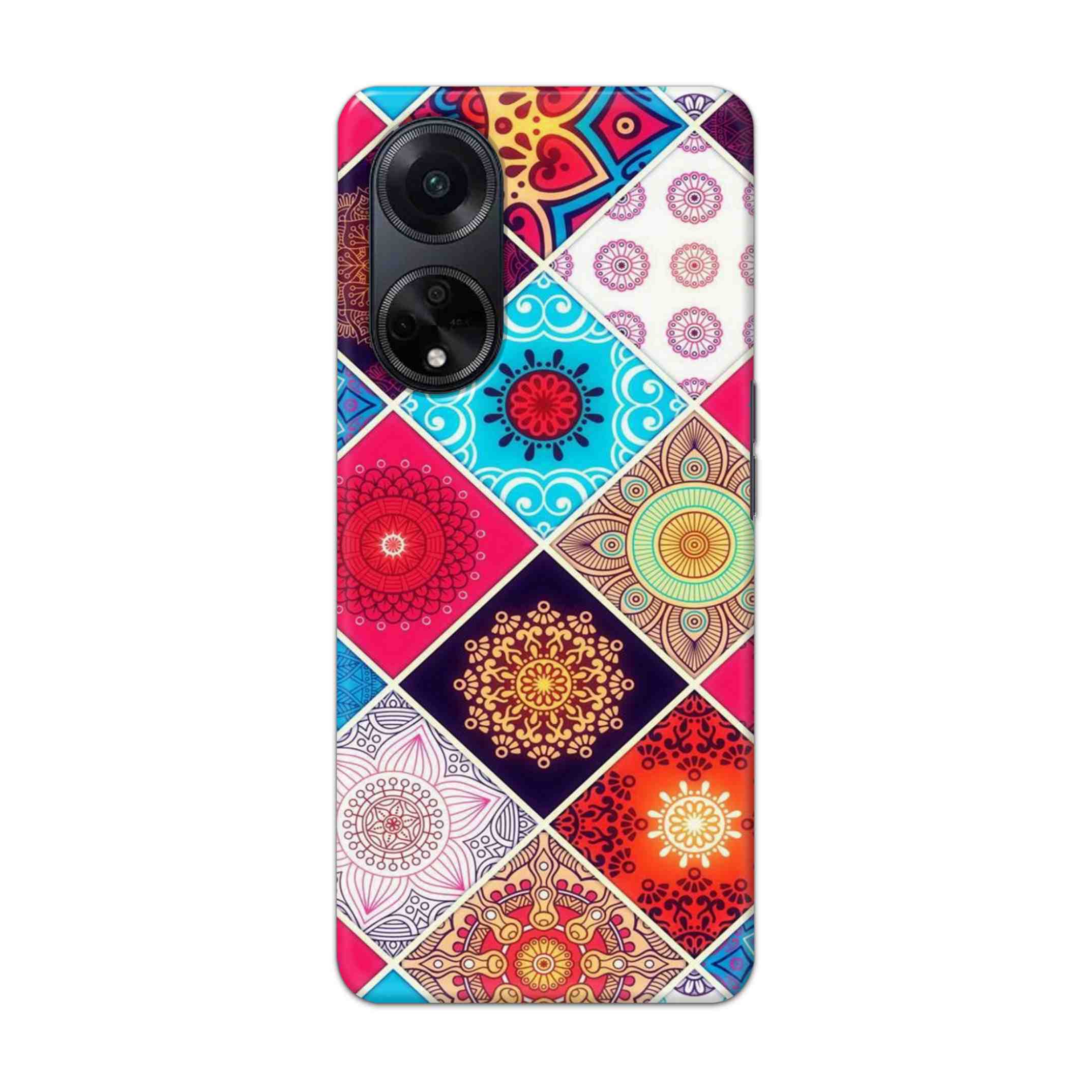 Buy Rainbow Mandala Hard Back Mobile Phone Case/Cover For Oppo F23 (5G) Online