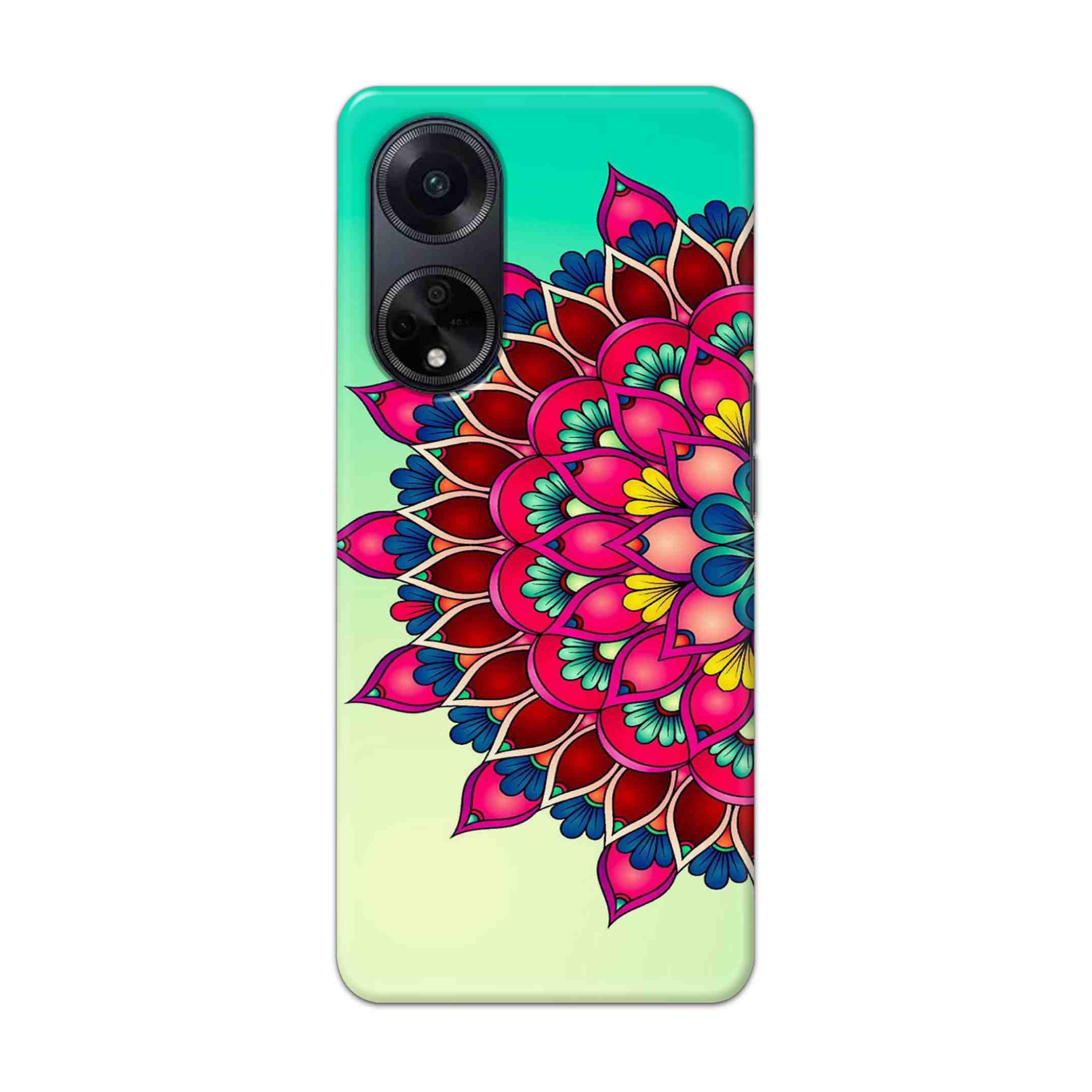 Buy Lotus Mandala Hard Back Mobile Phone Case/Cover For Oppo F23 (5G) Online