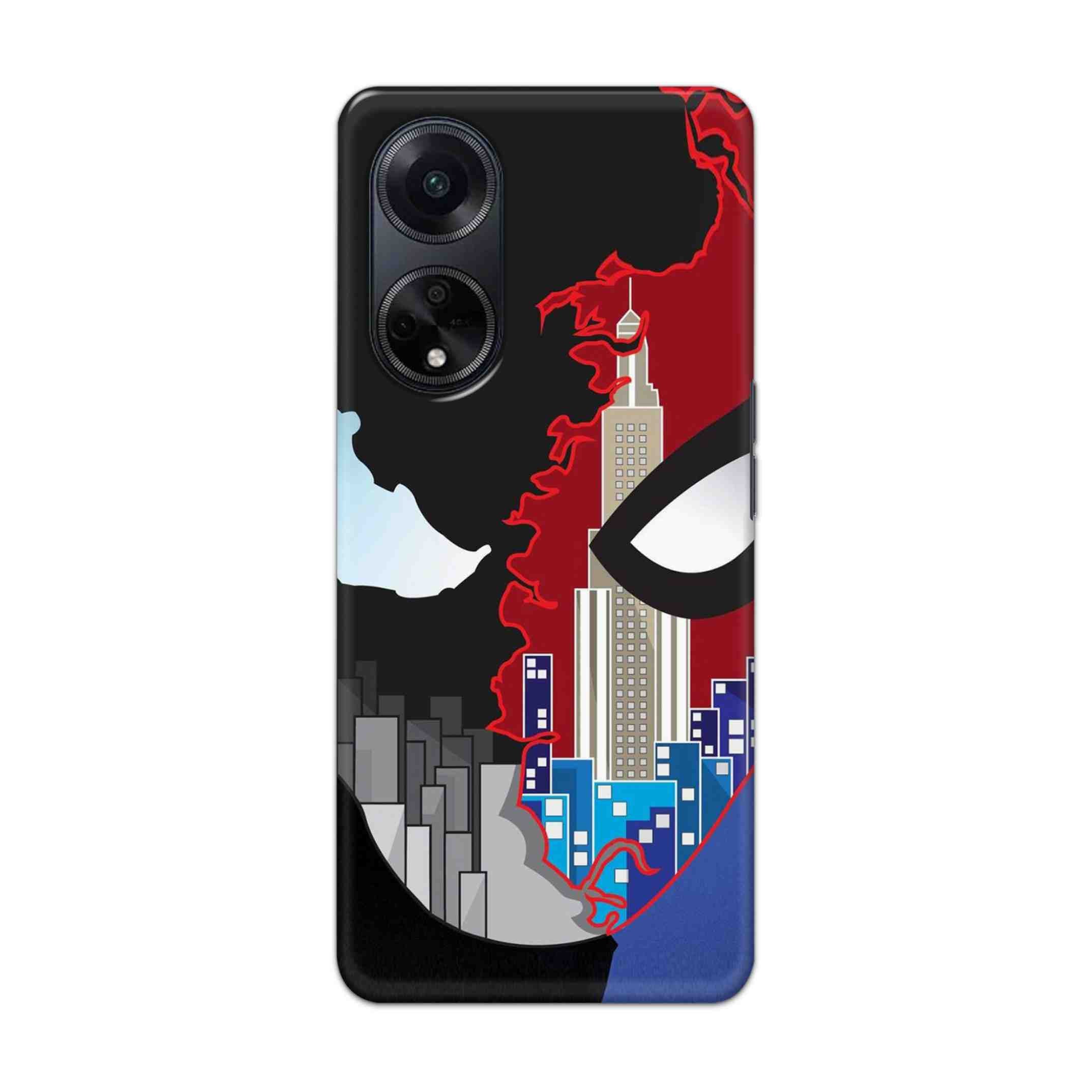 Buy Red And Black Spiderman Hard Back Mobile Phone Case/Cover For Oppo F23 (5G) Online