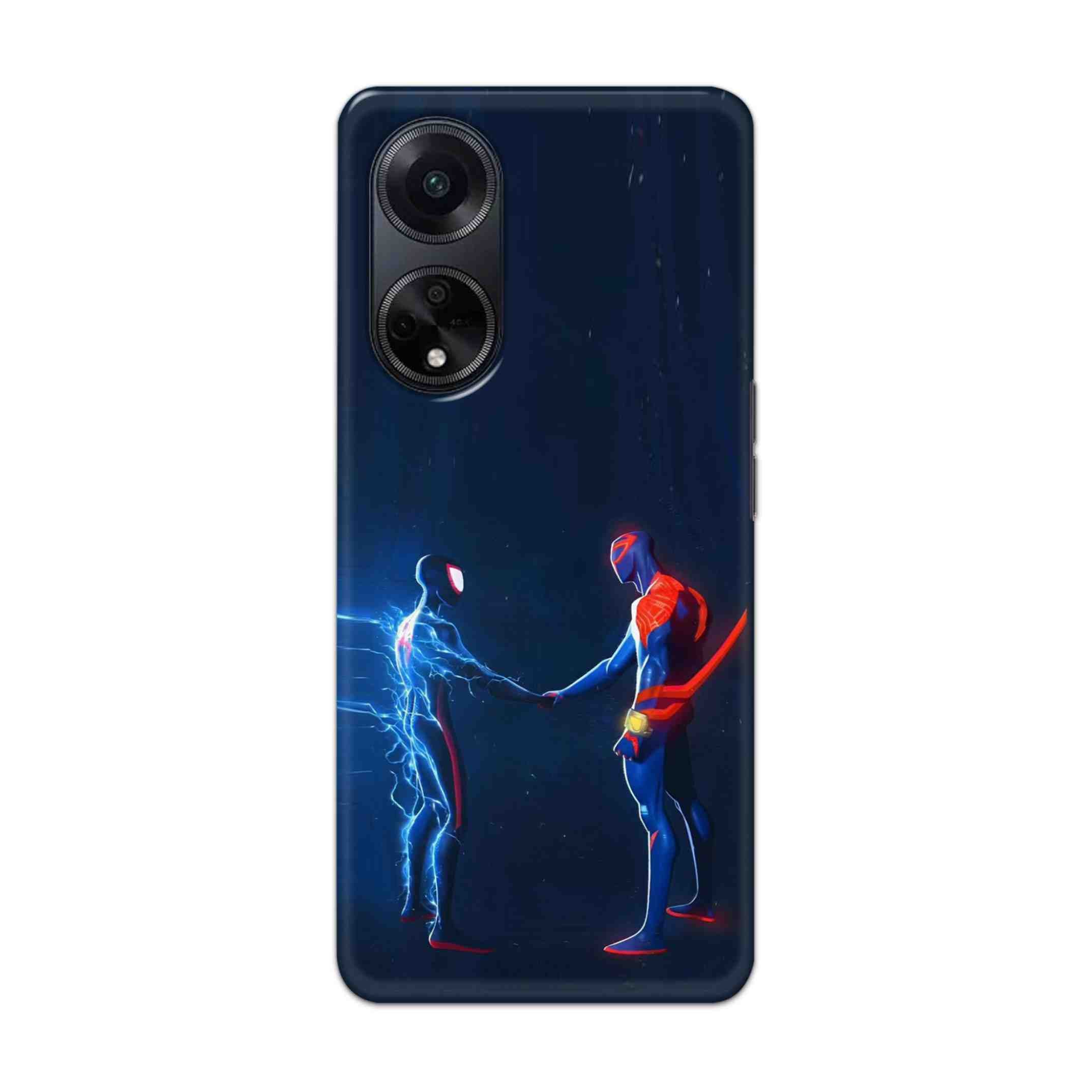 Buy Miles Morales Meet With Spiderman Hard Back Mobile Phone Case/Cover For Oppo F23 (5G) Online