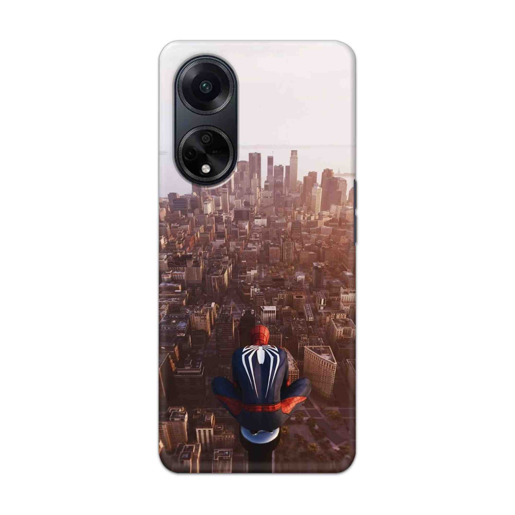 Buy City Of Spiderman Hard Back Mobile Phone Case/Cover For Oppo F23 (5G) Online