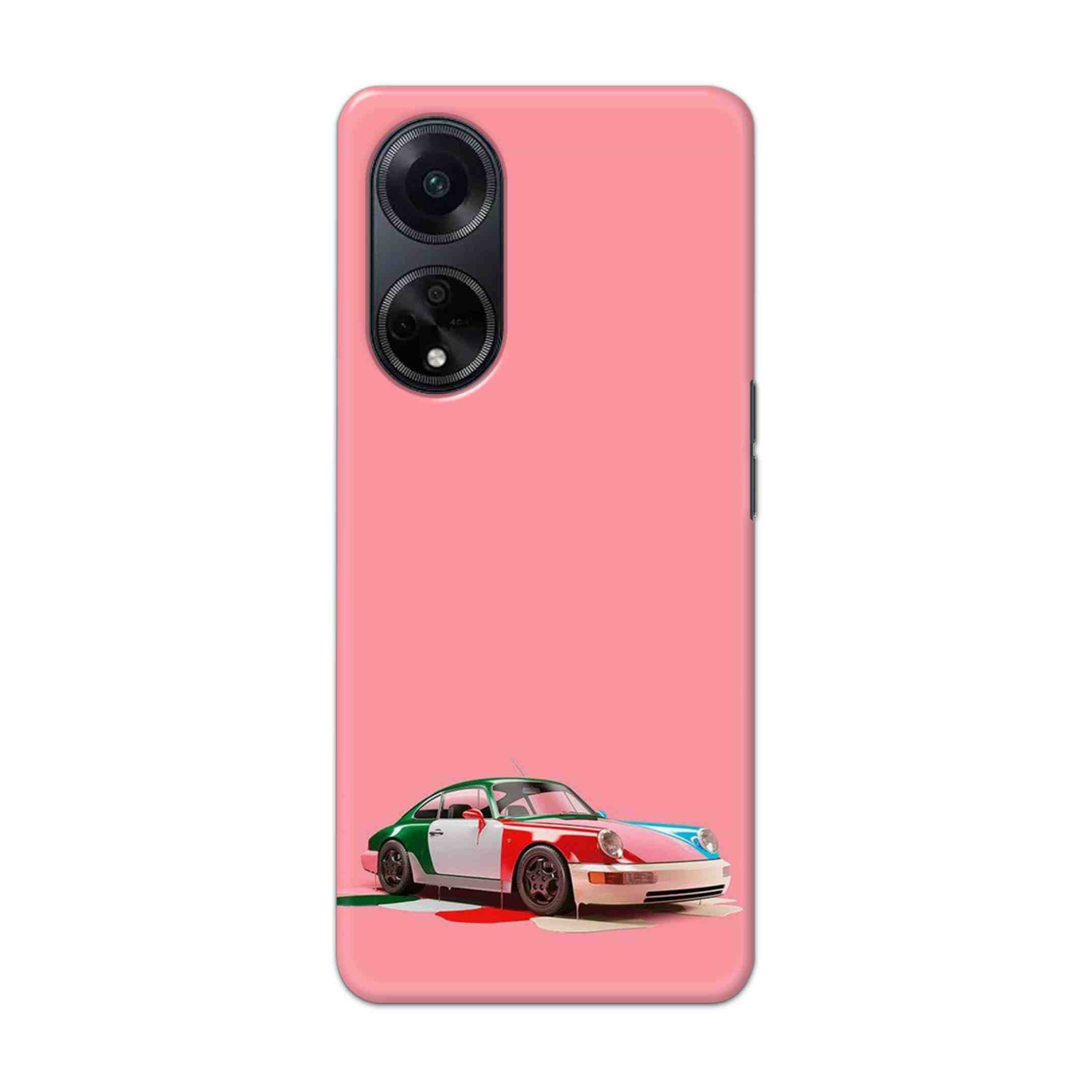 Buy Pink Porche Hard Back Mobile Phone Case/Cover For Oppo F23 (5G) Online