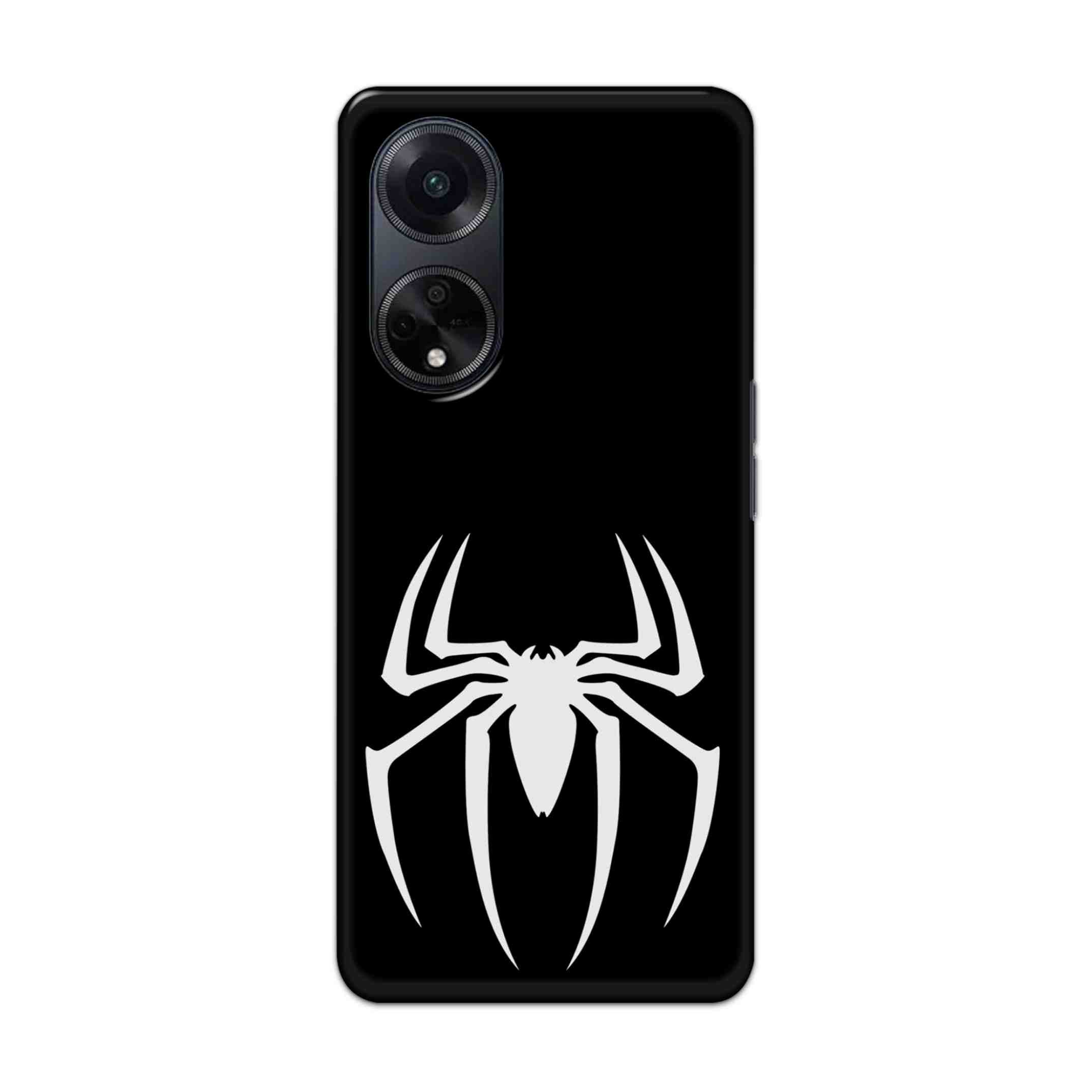 Buy Black Spiderman Logo Hard Back Mobile Phone Case/Cover For Oppo F23 (5G) Online