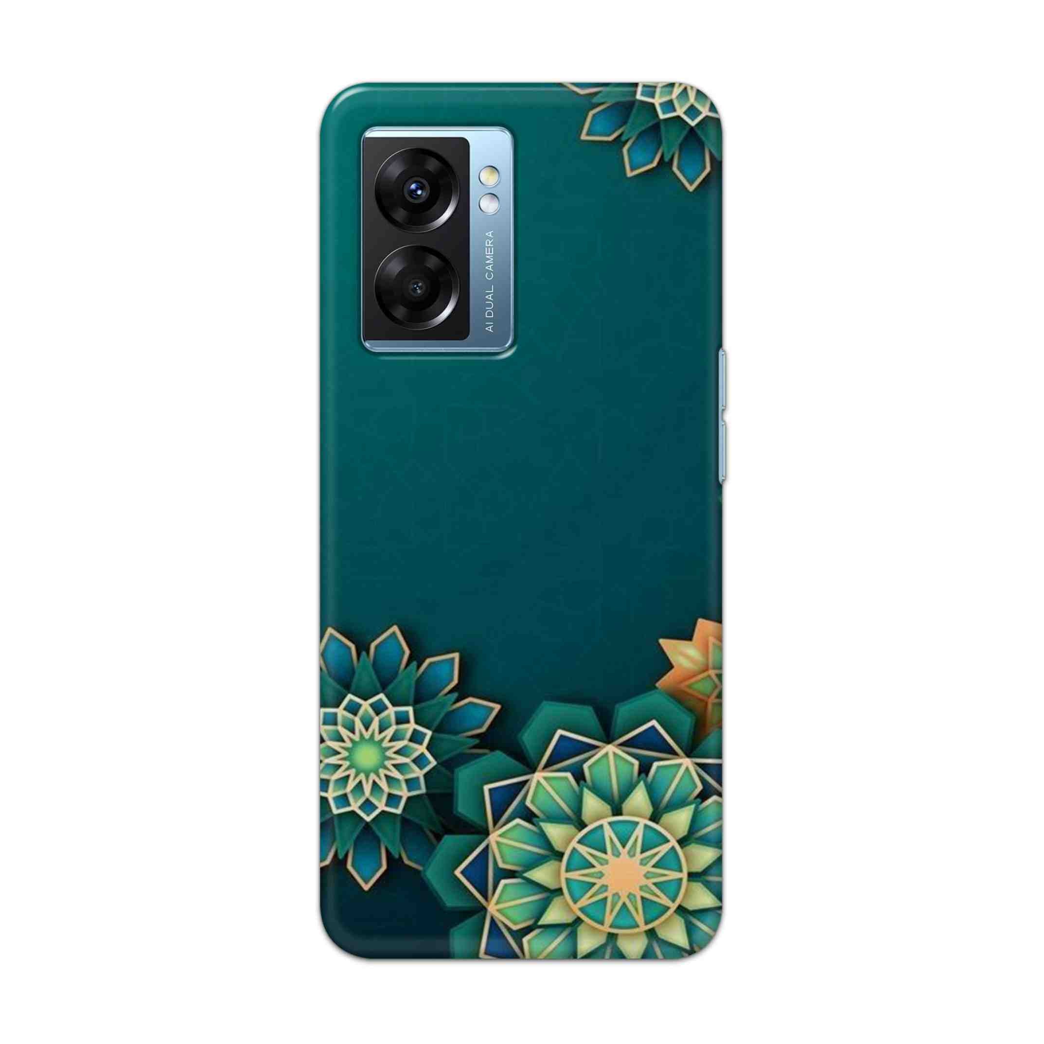 Buy Green Flower Hard Back Mobile Phone Case Cover For OPPO K10 5G Online