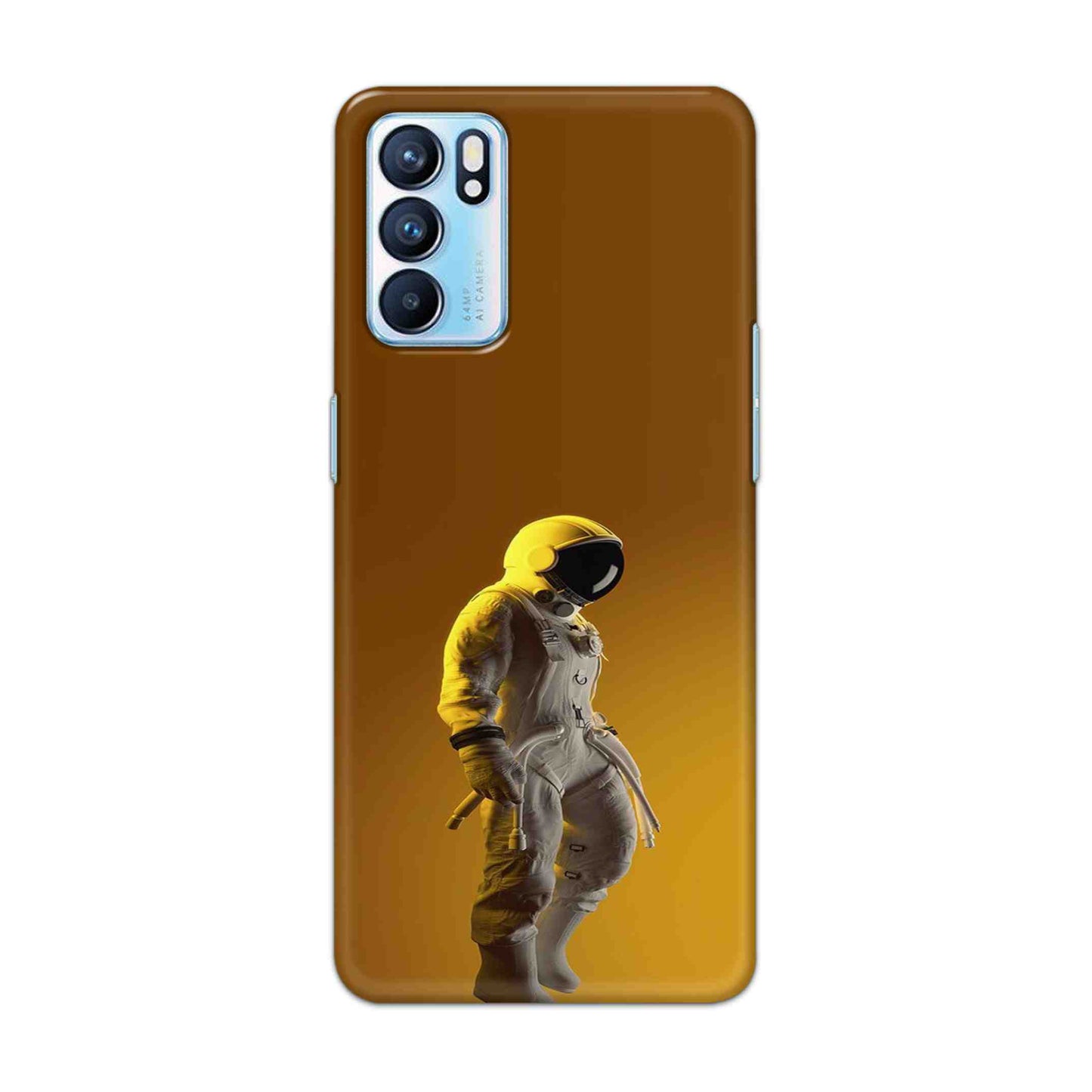 Buy Yellow Astronaut Hard Back Mobile Phone Case Cover For OPPO RENO 6 Online