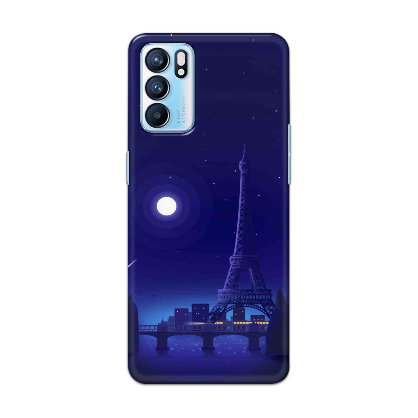 Buy Night Eiffel Tower Hard Back Mobile Phone Case Cover For OPPO RENO 6 Online