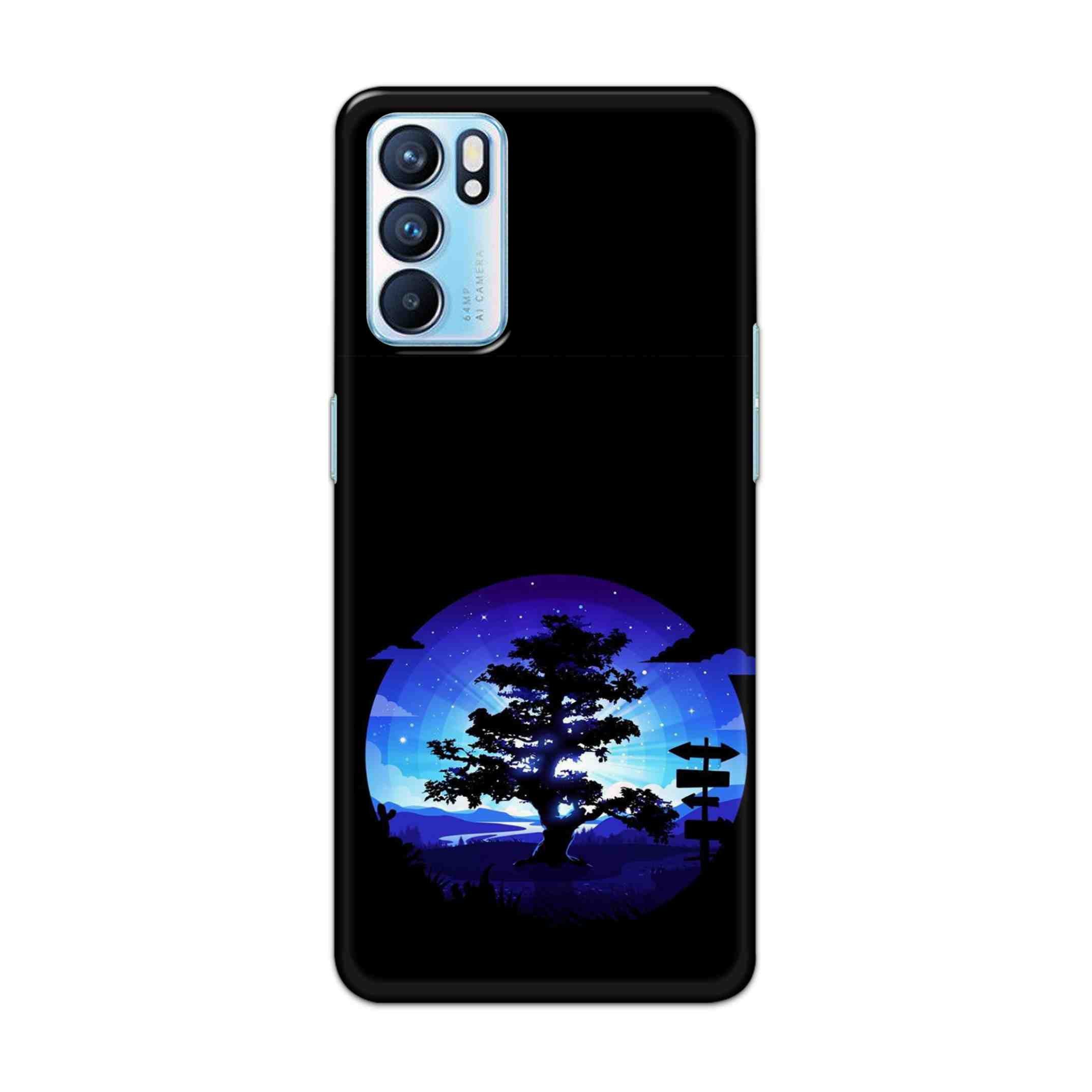 Buy Night Tree Hard Back Mobile Phone Case Cover For OPPO RENO 6 Online