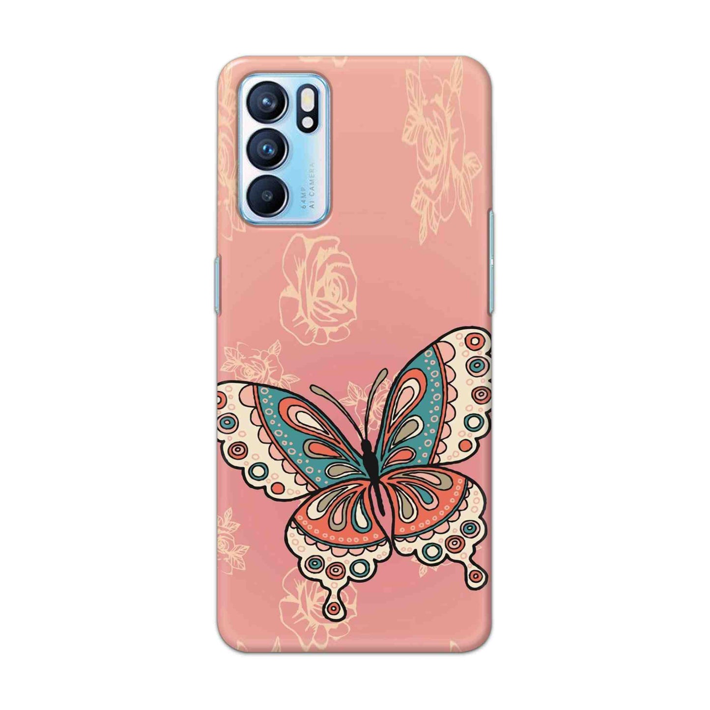 Buy Butterfly Hard Back Mobile Phone Case Cover For OPPO RENO 6 Online