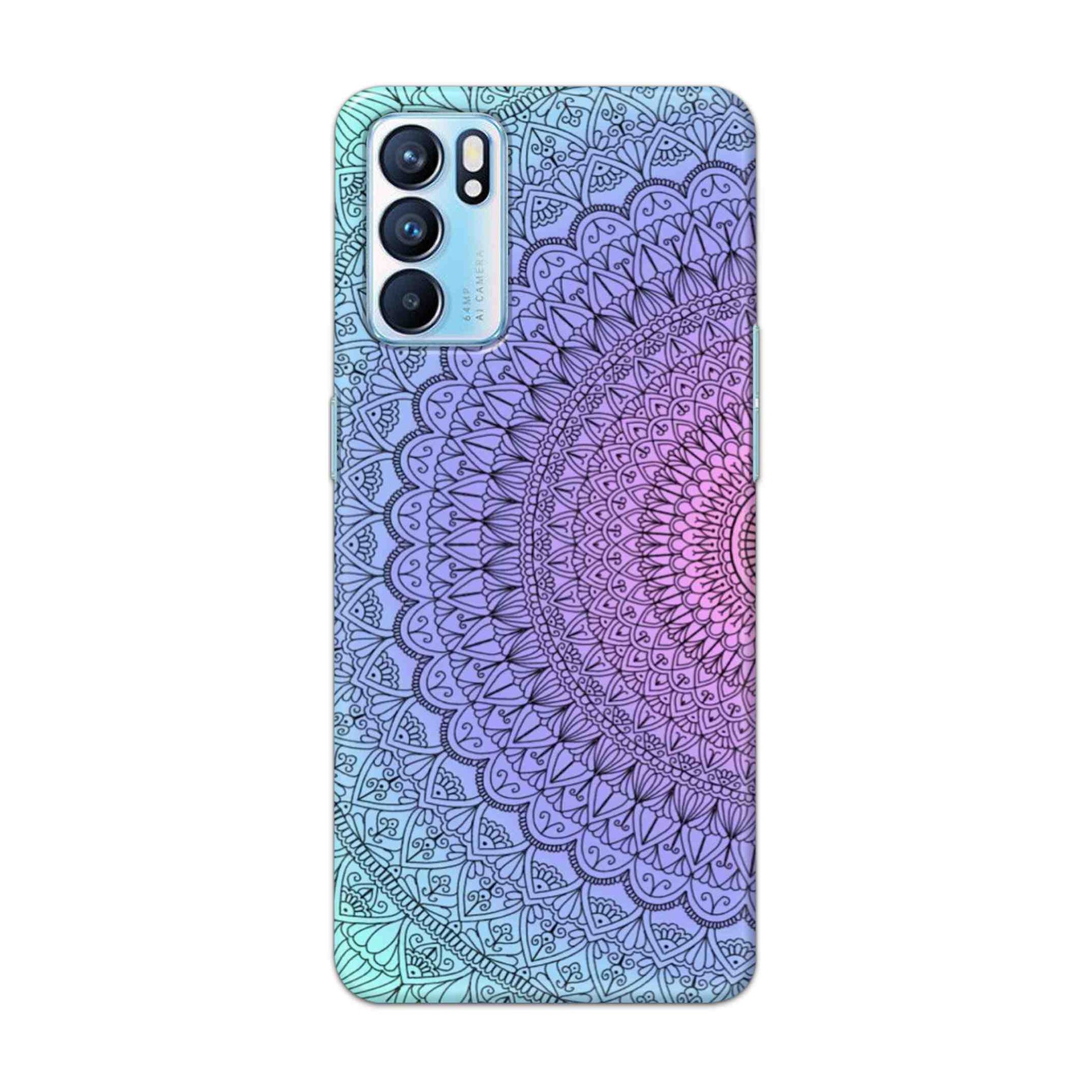 Buy Colourful Mandala Hard Back Mobile Phone Case Cover For OPPO RENO 6 Online