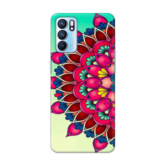 Buy Lotus Mandala Hard Back Mobile Phone Case Cover For OPPO RENO 6 Online