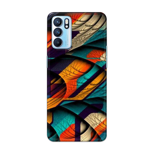 Buy Colour Abstract Hard Back Mobile Phone Case Cover For OPPO RENO 6 Online