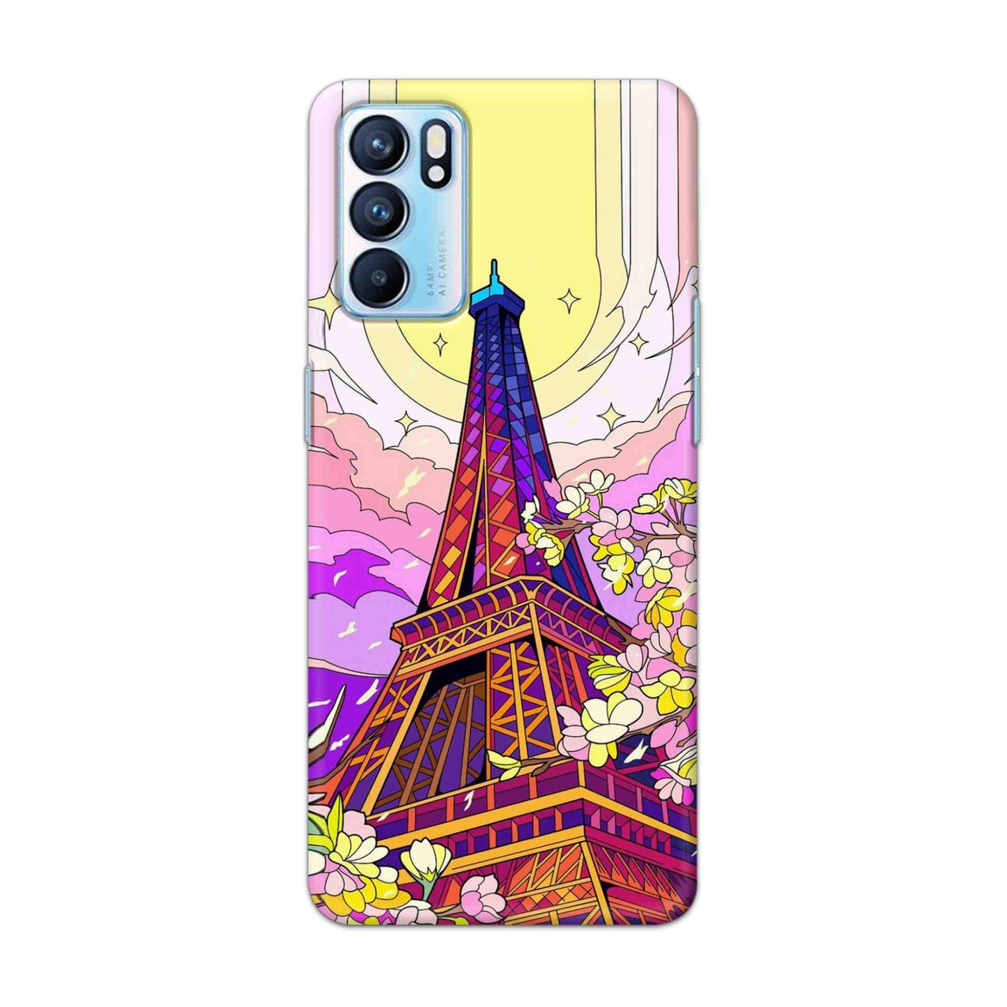 Buy Eiffel Tower Hard Back Mobile Phone Case Cover For OPPO RENO 6 Online