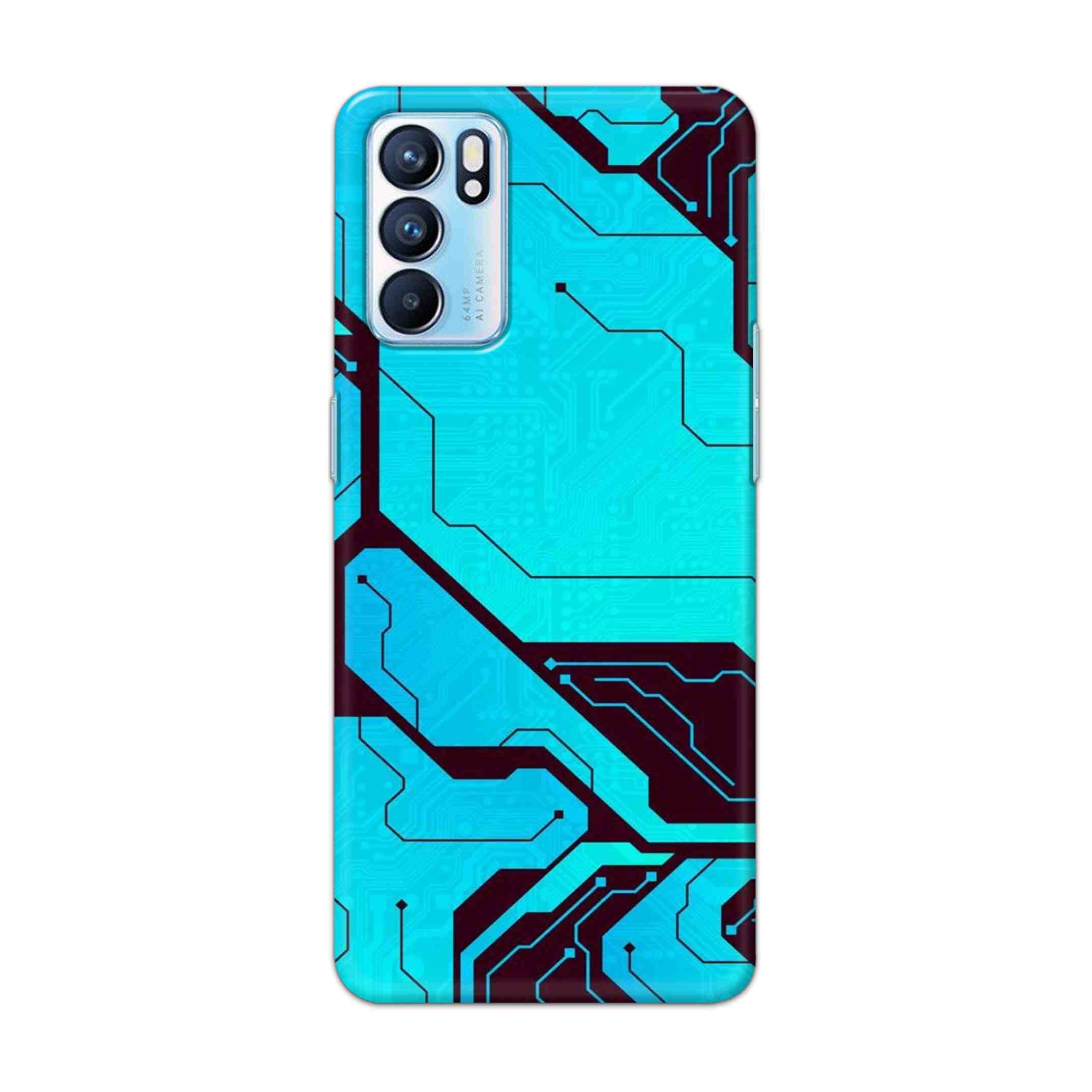 Buy Futuristic Line Hard Back Mobile Phone Case Cover For OPPO RENO 6 Online