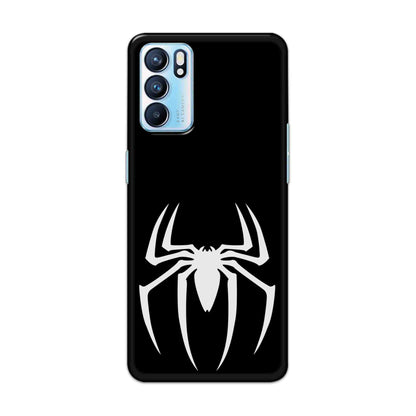 Buy Black Spiderman Logo Hard Back Mobile Phone Case Cover For OPPO RENO 6 Online