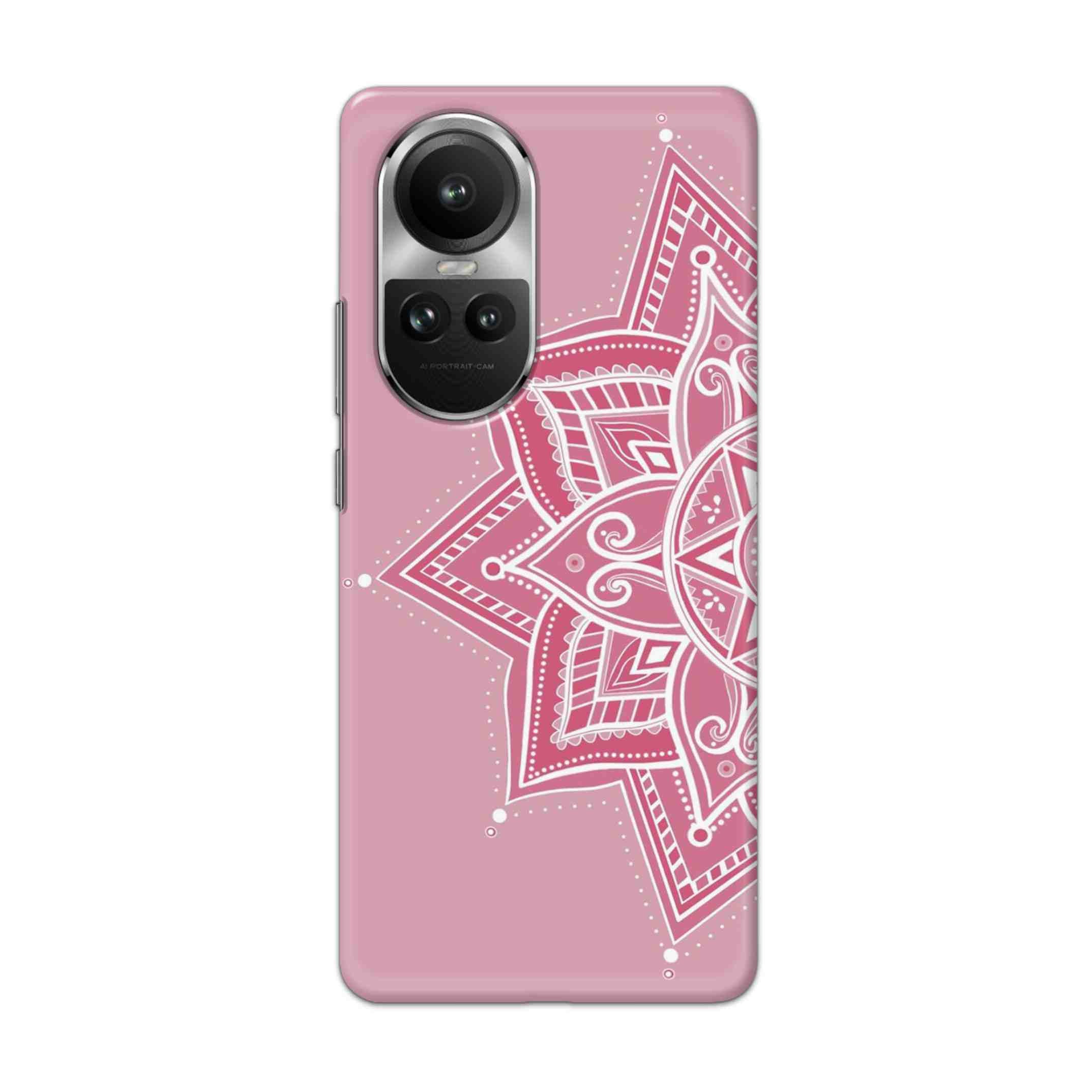 Buy Pink Rangoli Hard Back Mobile Phone Case/Cover For Oppo Reno 10 5G Online