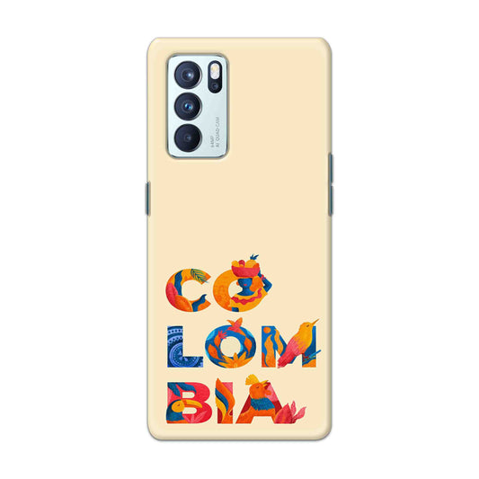 Buy Colombia Hard Back Mobile Phone Case Cover For OPPO Reno 6 Pro 5G Online