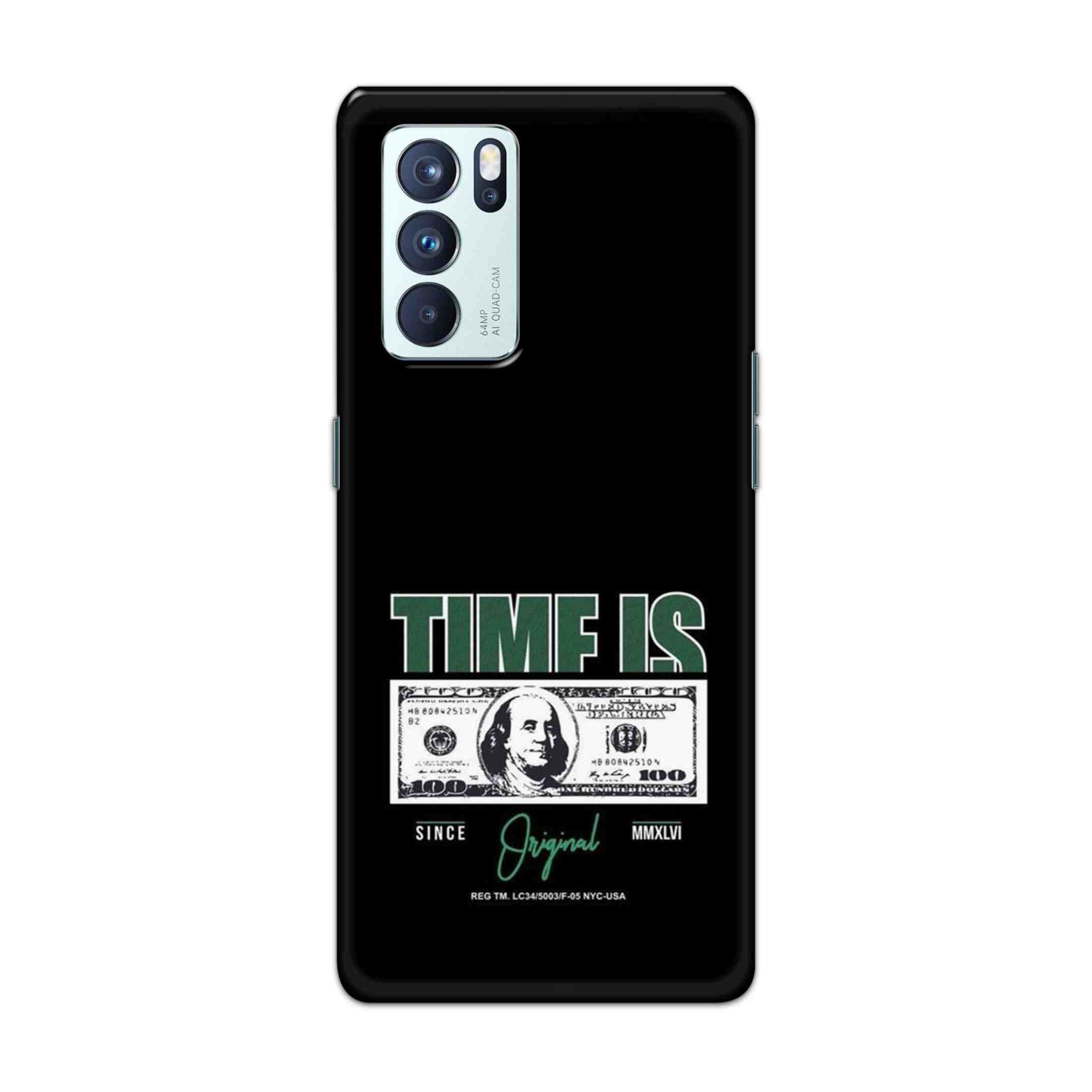 Buy Time Is Money Hard Back Mobile Phone Case Cover For OPPO Reno 6 Pro 5G Online