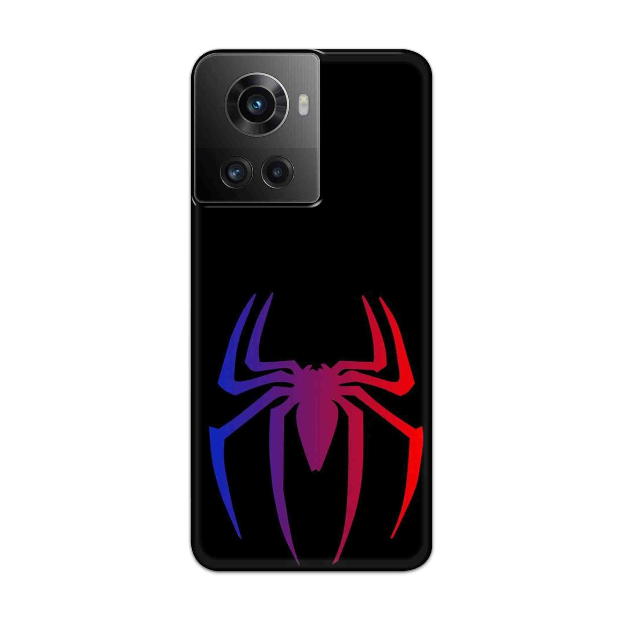 Buy Neon Spiderman Logo Hard Back Mobile Phone Case Cover For Oneplus 10R Online