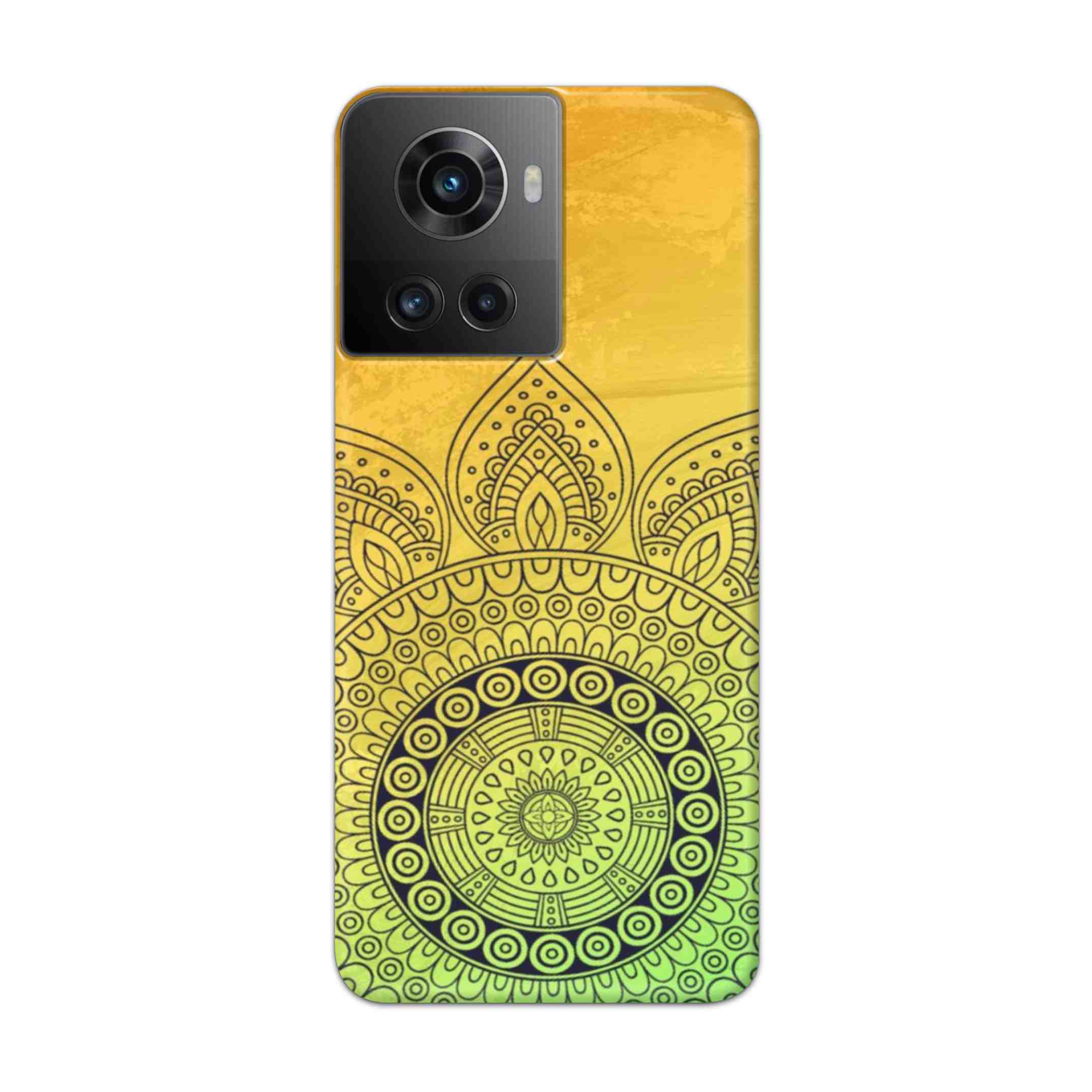 Buy Yellow Rangoli Hard Back Mobile Phone Case Cover For Oneplus 10R Online