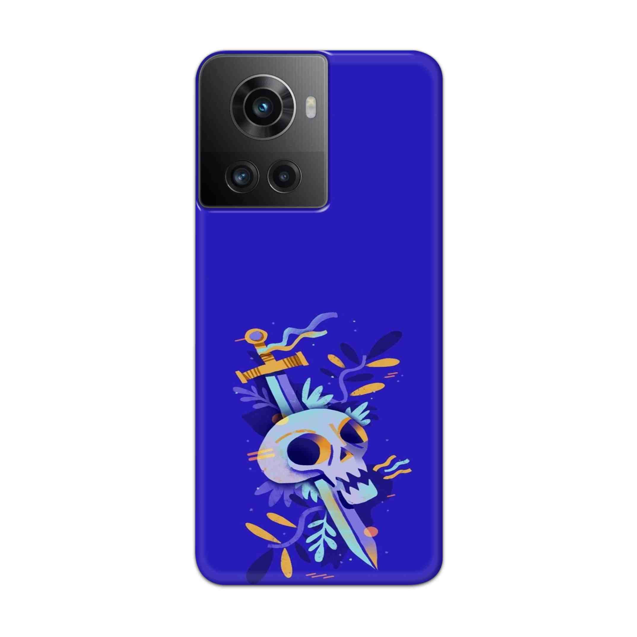 Buy Blue Skull Hard Back Mobile Phone Case Cover For Oneplus 10R Online
