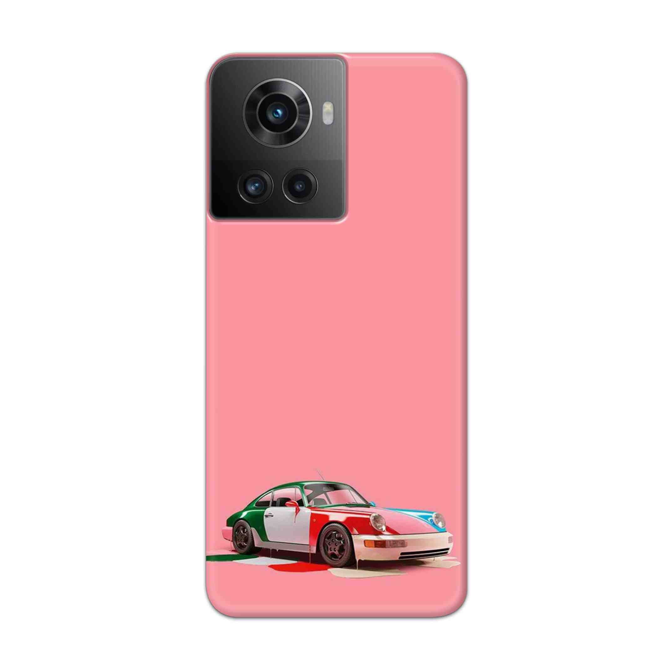 Buy Pink Porche Hard Back Mobile Phone Case Cover For Oneplus 10R Online