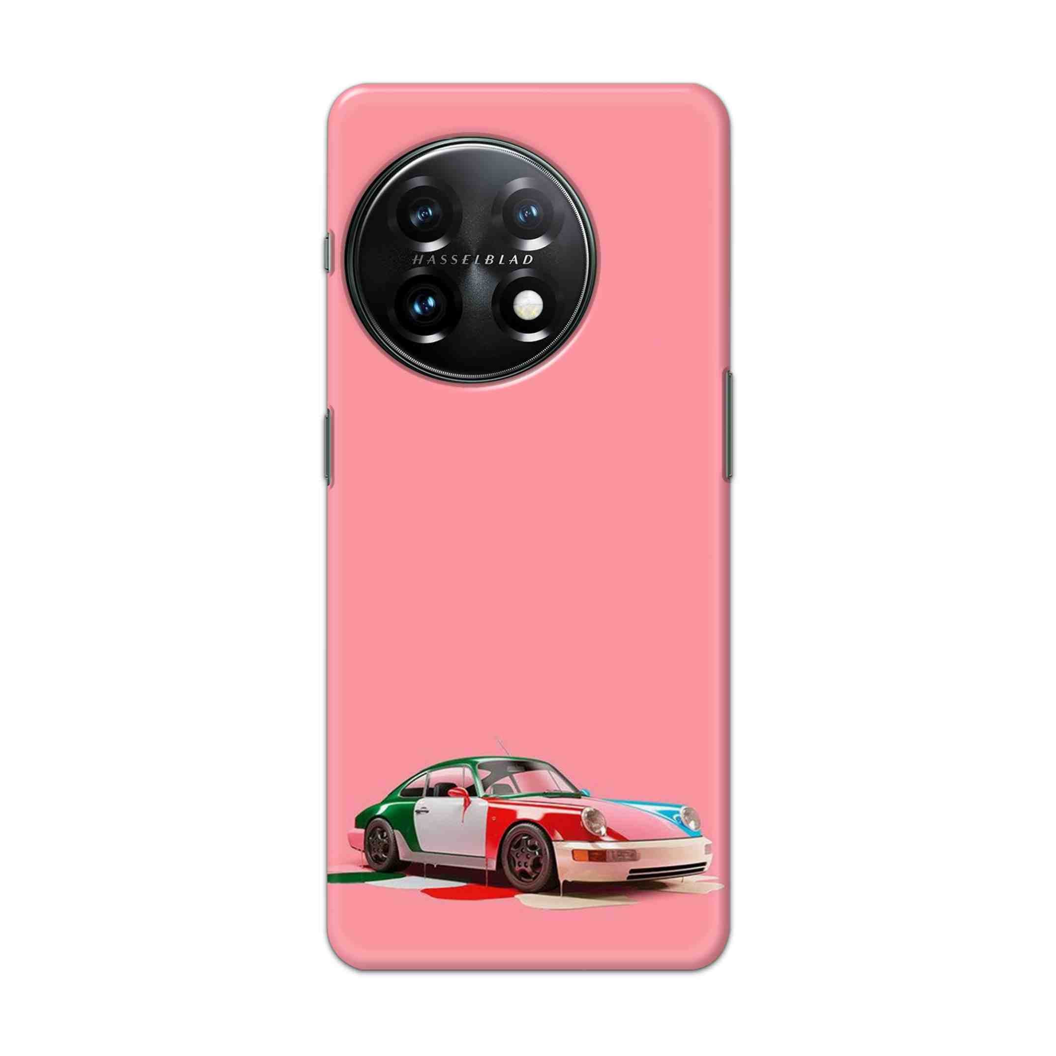 Buy Pink Porche Hard Back Mobile Phone Case Cover For Oneplus 11 5G Online