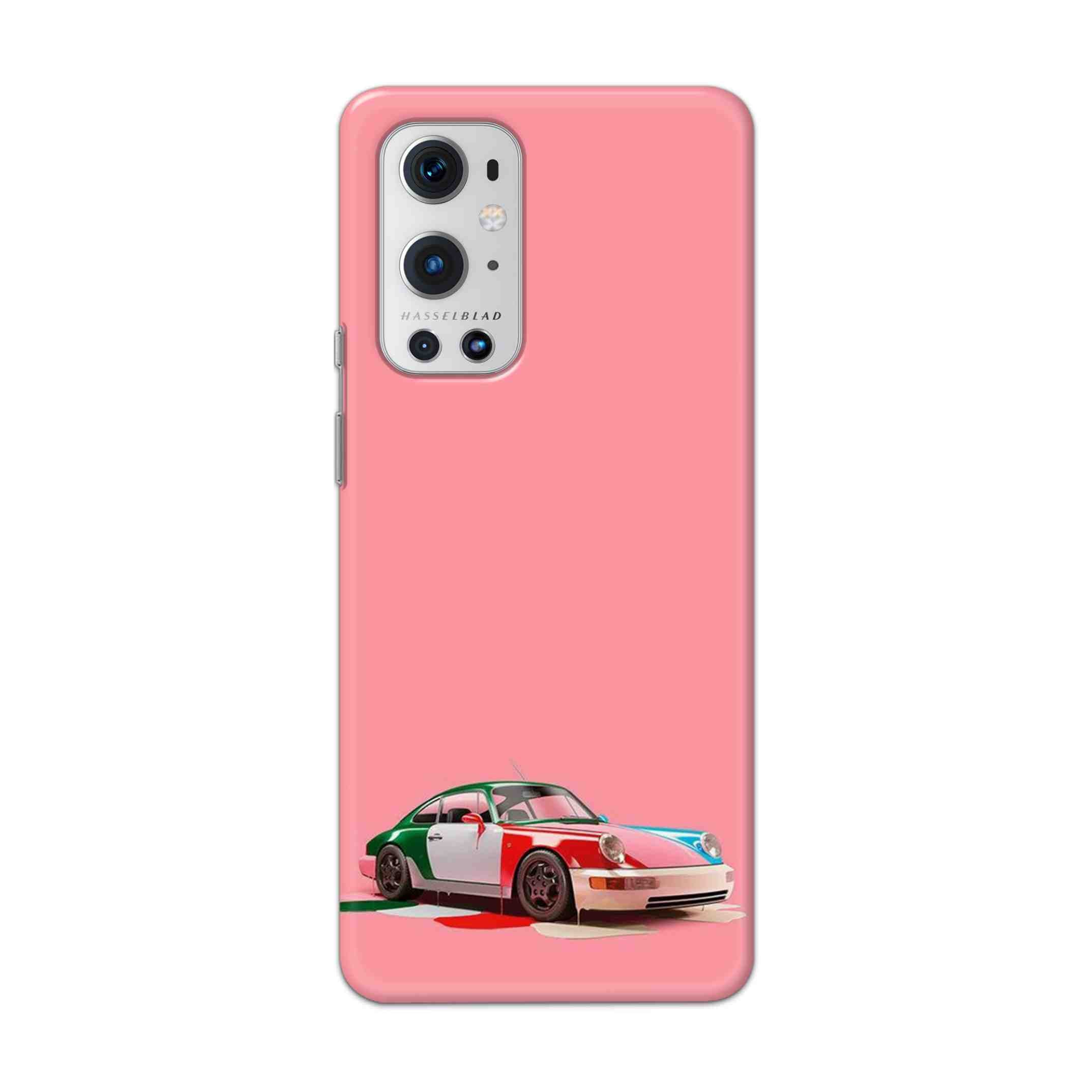 Buy Pink Porche Hard Back Mobile Phone Case Cover For OnePlus 9 Pro Online