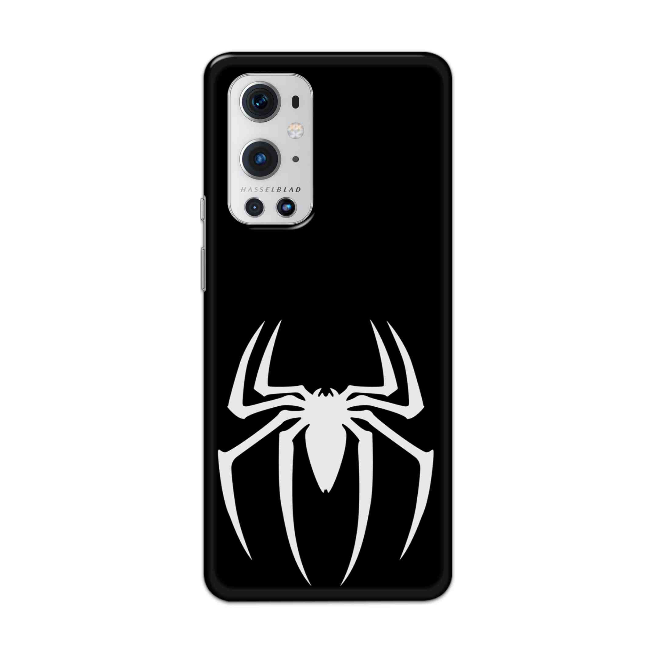 Buy Black Spiderman Logo Hard Back Mobile Phone Case Cover For OnePlus 9 Pro Online