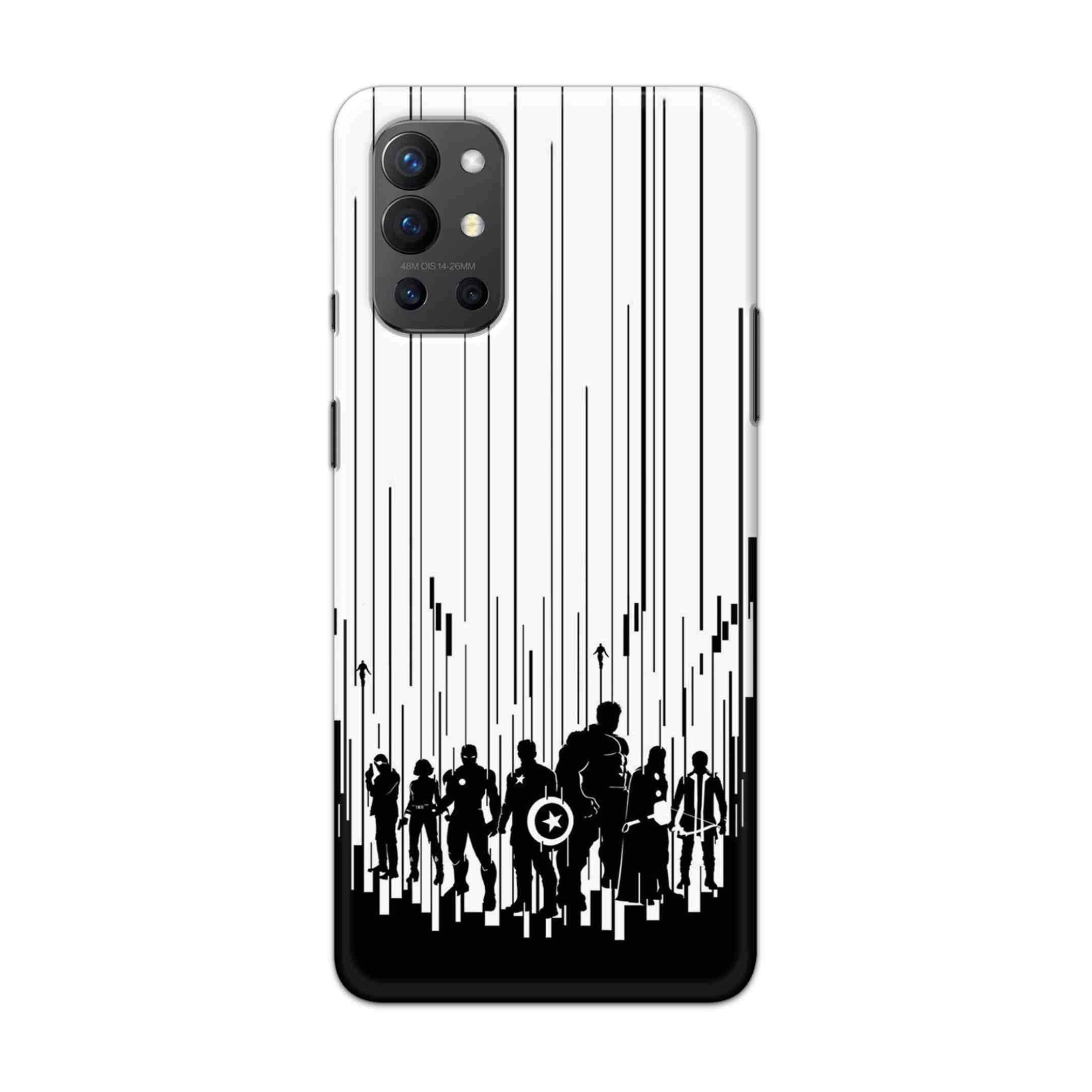 Buy Black And White Avengers Hard Back Mobile Phone Case Cover For OnePlus 9R / 8T Online