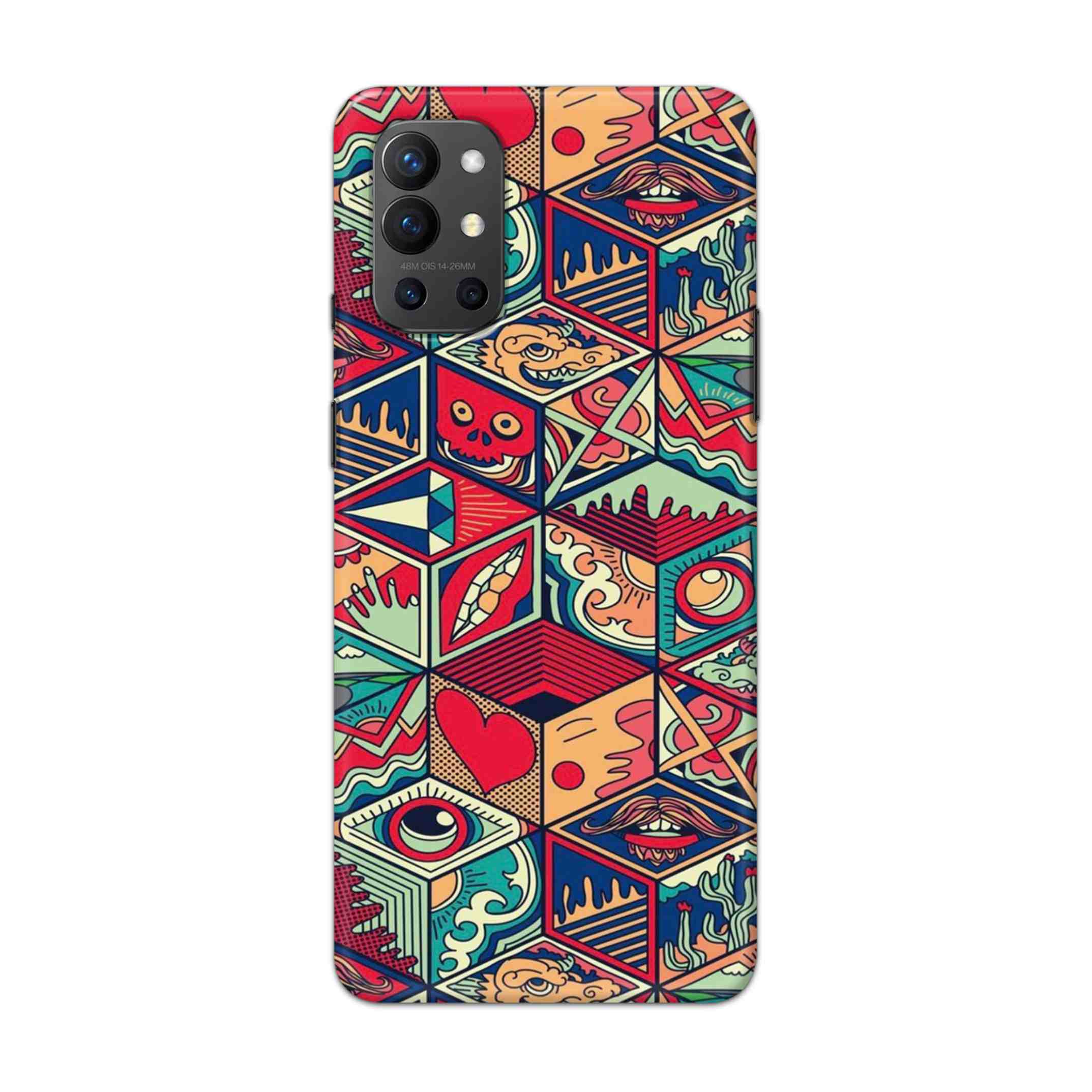 Buy Face Mandala Hard Back Mobile Phone Case Cover For OnePlus 9R / 8T Online