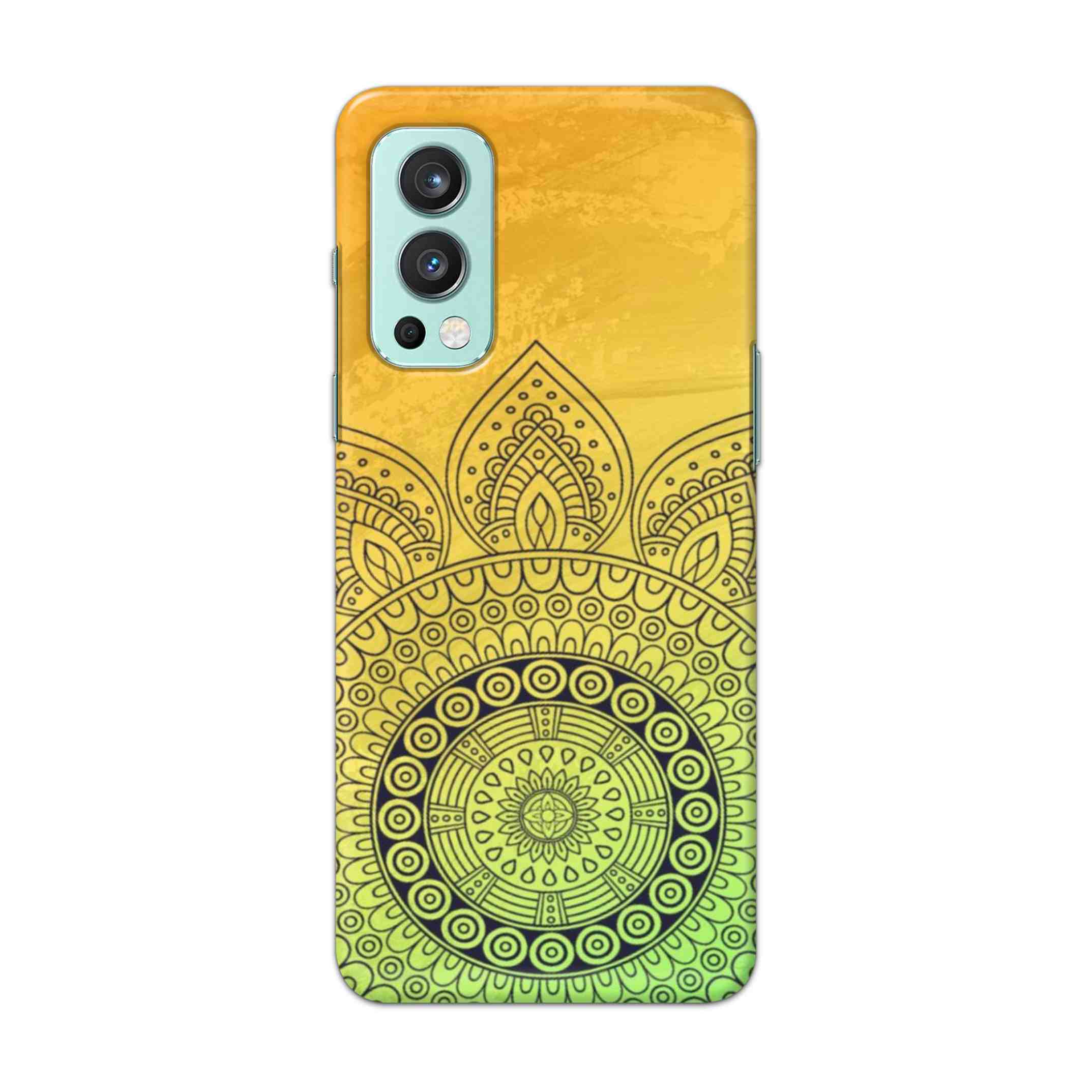 Buy Yellow Rangoli Hard Back Mobile Phone Case Cover For OnePlus Nord 2 5G Online