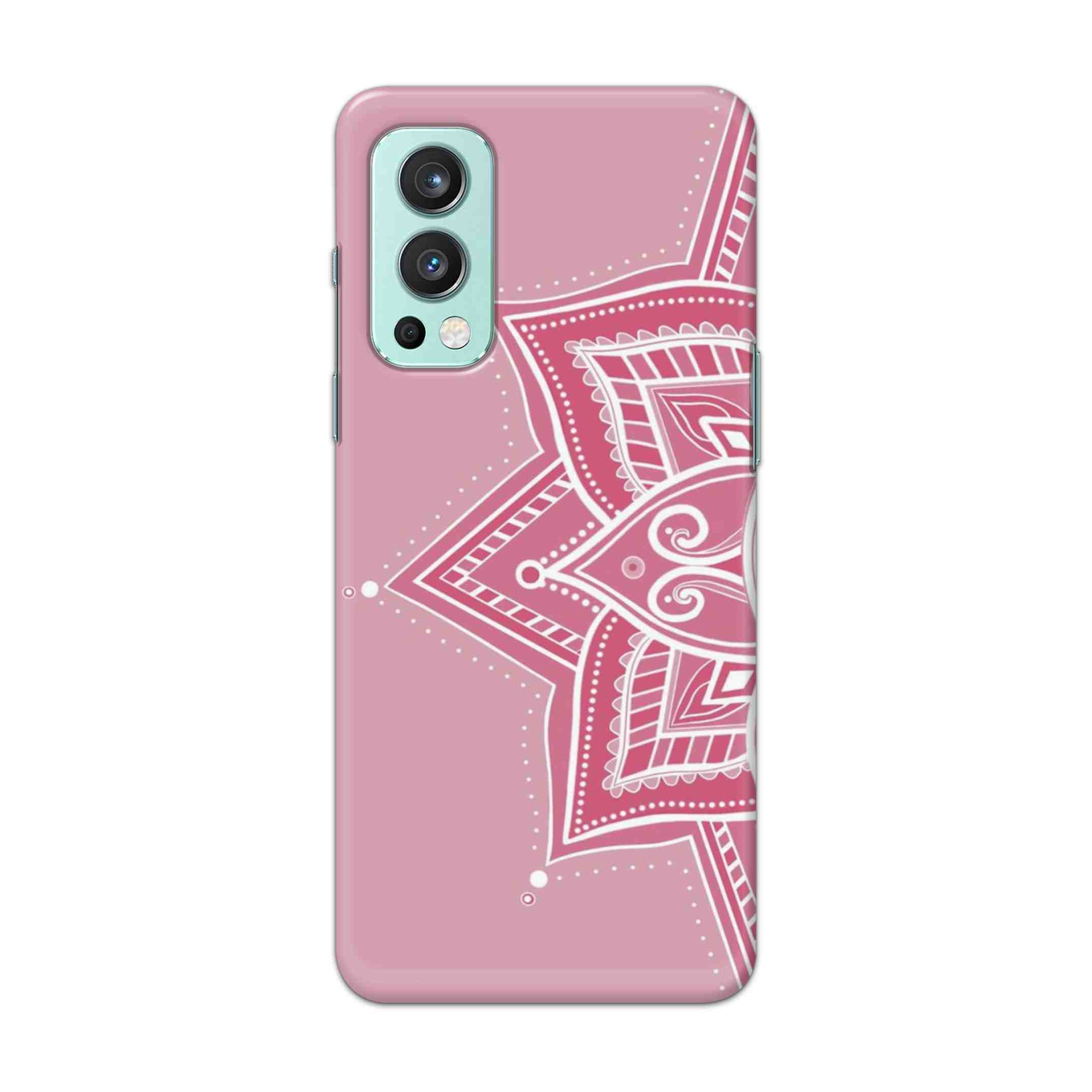 Buy Pink Rangoli Hard Back Mobile Phone Case Cover For OnePlus Nord 2 5G Online