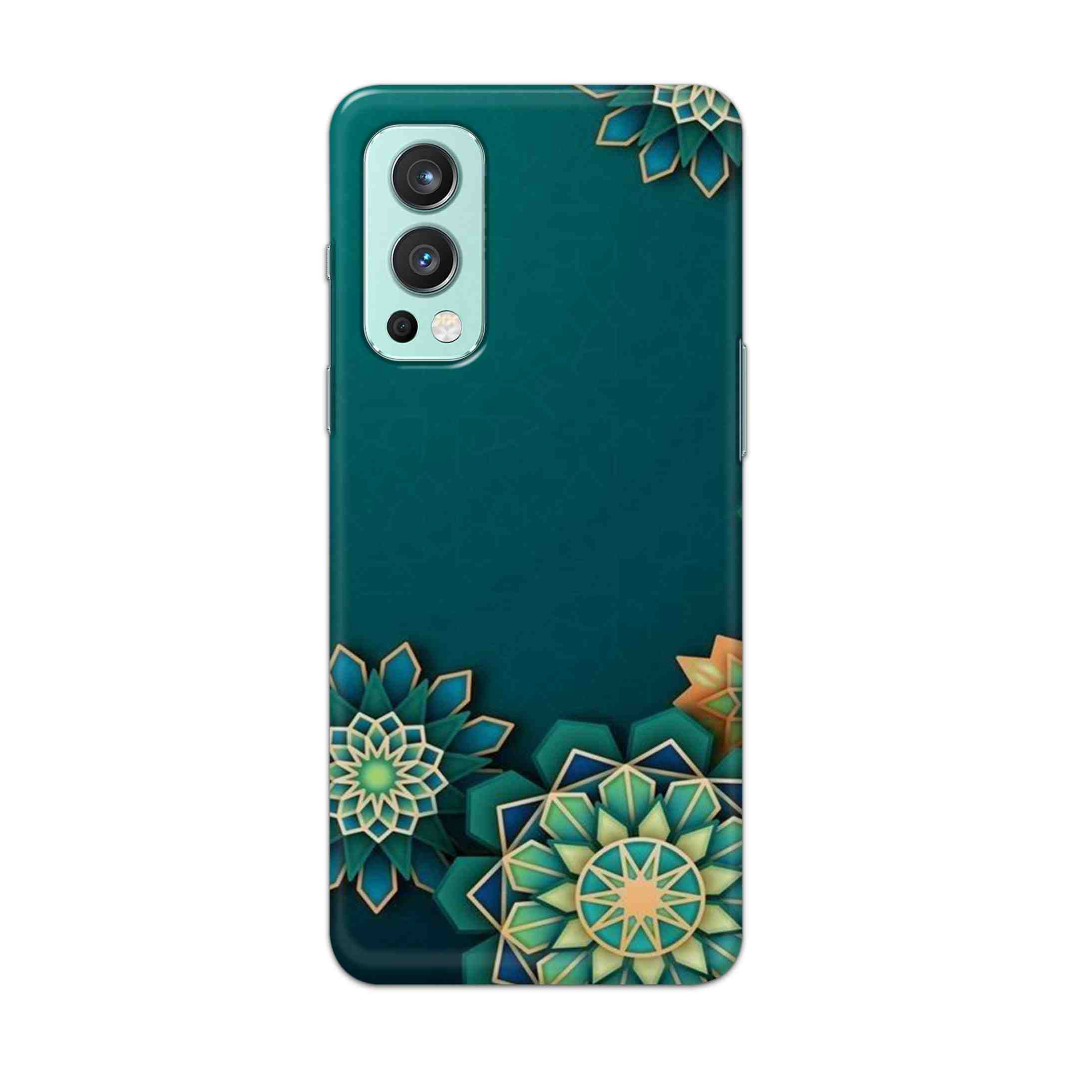 Buy Green Flower Hard Back Mobile Phone Case Cover For OnePlus Nord 2 5G Online